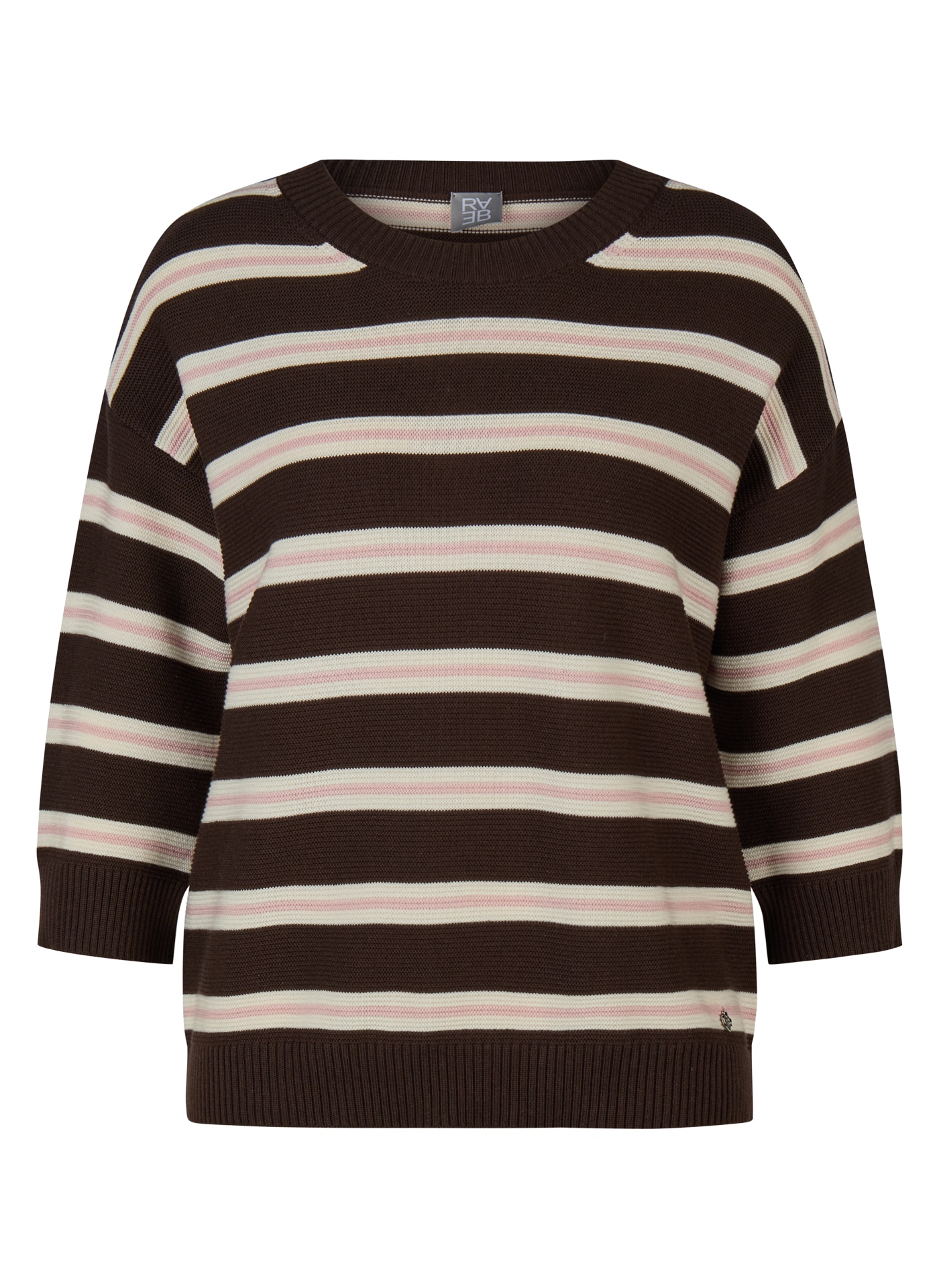Rabe Strickpullover mit Streifen Muster