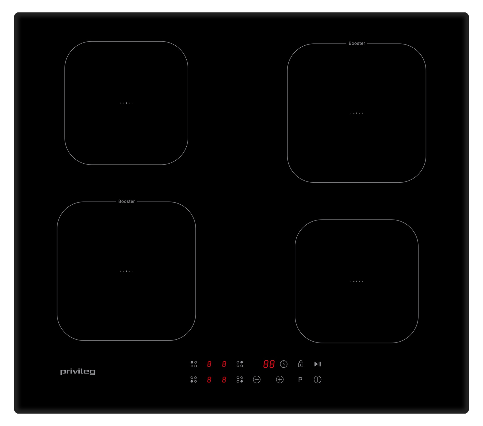 Privileg Induktions-Kochfeld »PS F 71Q60 NE« Booster Induktion - schnelles Erreichen der maximalen Hitze