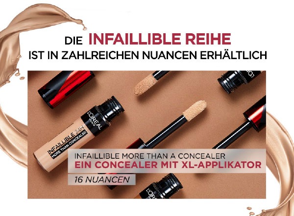 L'ORÉAL PARIS Concealer »Infaillible More Than Concealer«, mit hoher Deckkraft