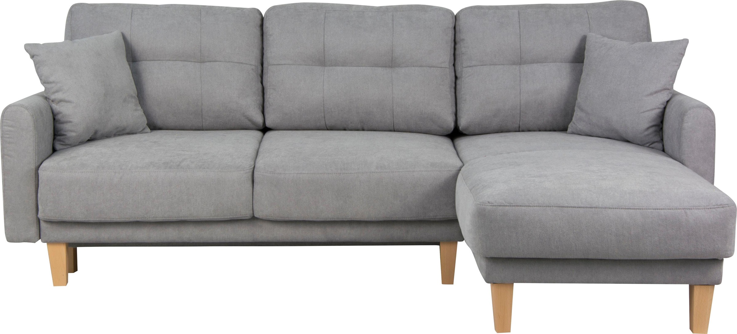 Home affaire Ecksofa »TRIPLO optionale Schlafsofa mit Bettkasten, Maße B/T/H: 234/164/89 cm«, L-Form wahlweise mit Bettfunktion - Liegefläche 132x210 cm