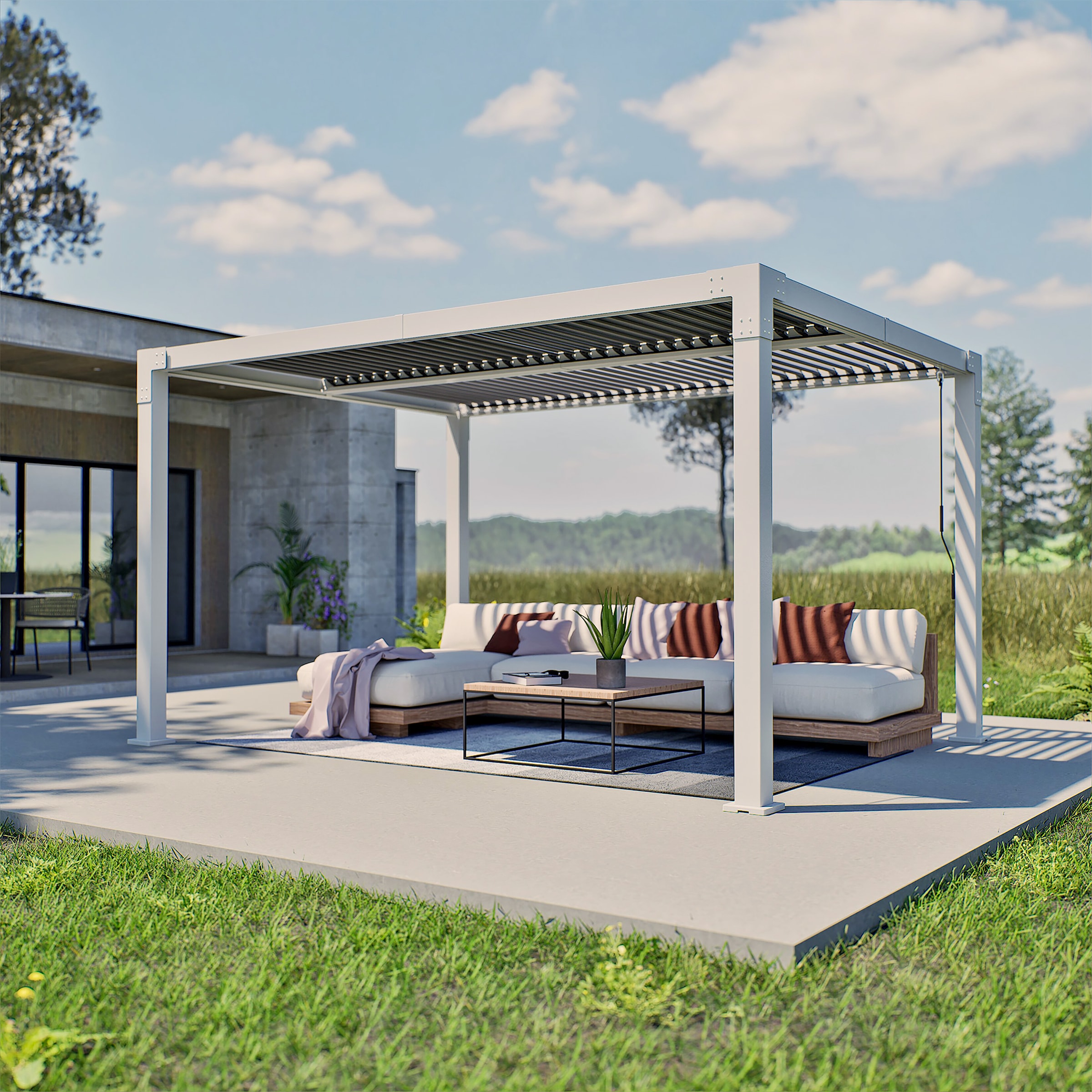 Sojag Pergola »Hana 1013 Beige« Massive Aluminiumkonstruktion