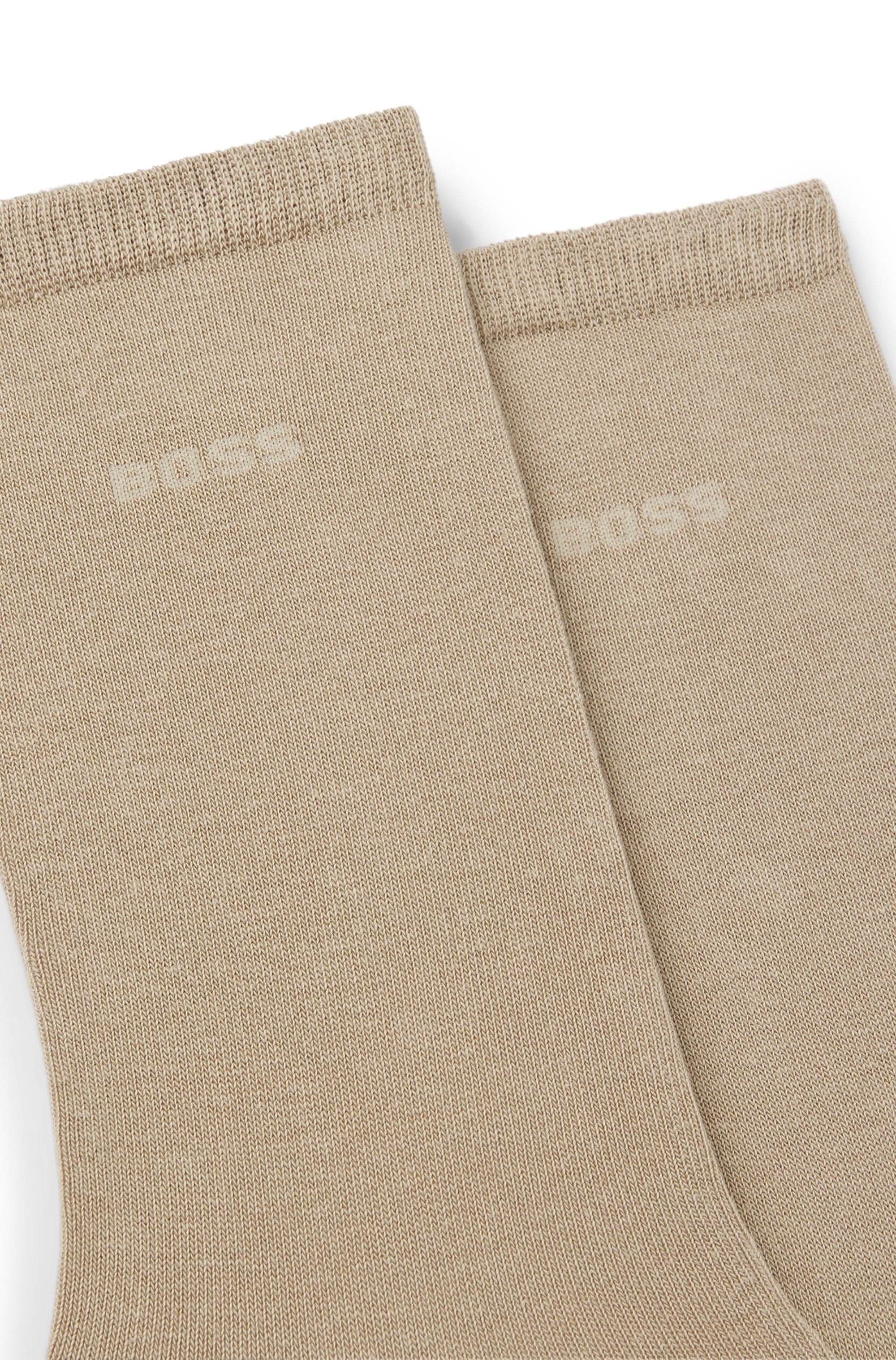 BOSS Businesssocken »2P RS Uni Logo CC W« Packung, 2er Pack, 2 Stk. tlg. mit BOSS Schriftzug