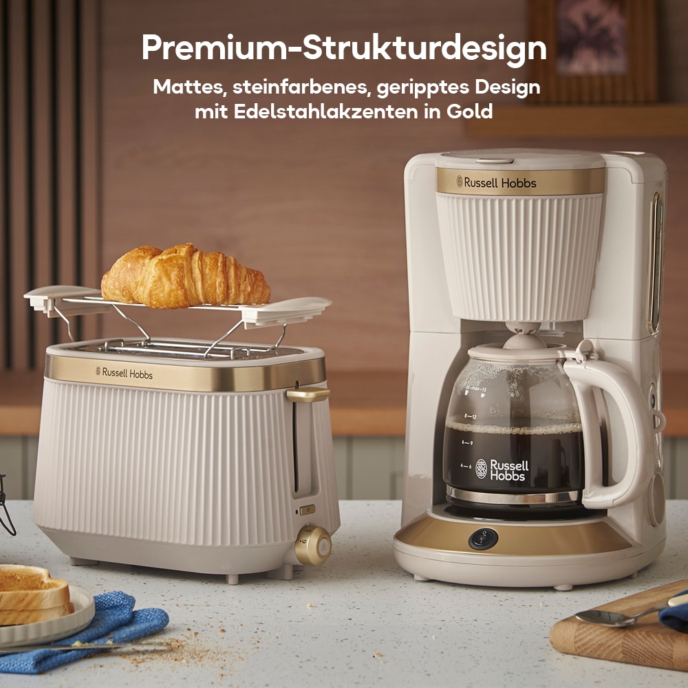 RUSSELL HOBBS Filterkaffeemaschine »Stone 26781-56« 1,25 l Kaffeekanne Warmhaltefunktion, WhilTech-Brühtechnologie