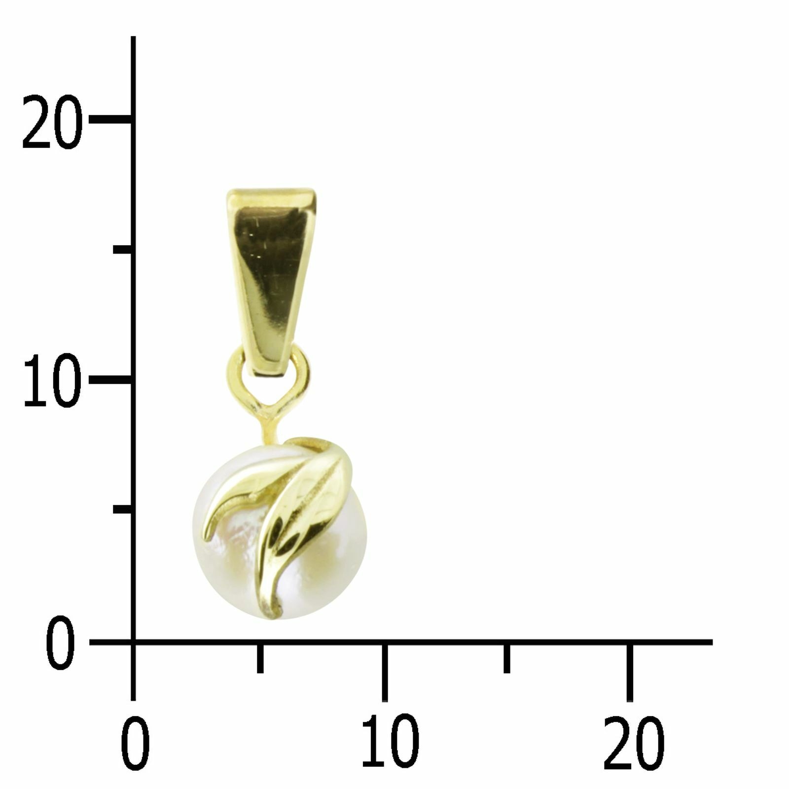 OSTSEE-SCHMUCK Kettenanhänger »- Iris - Gold 333/000 - Zuchtperle«