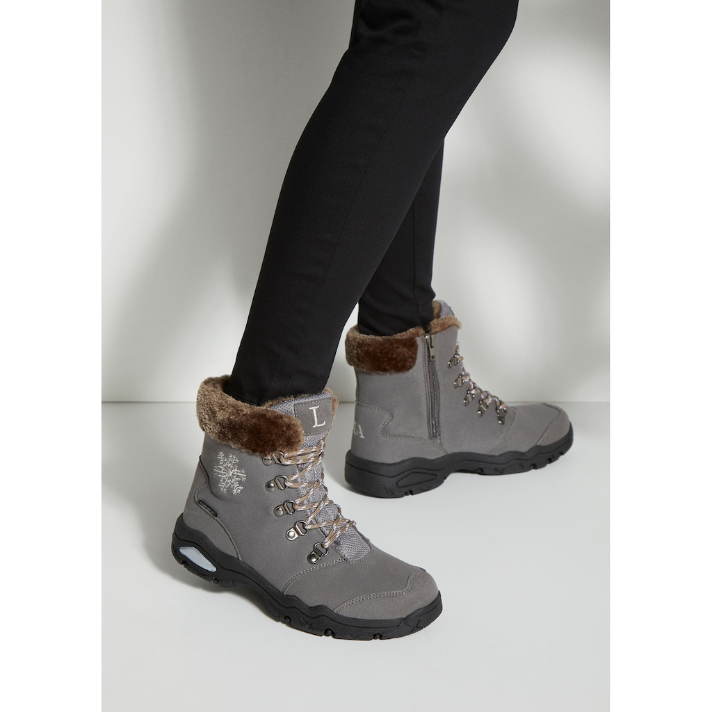 LASCANA Winterstiefelette »Stiefelette, Stiefel, Winterstiefel«