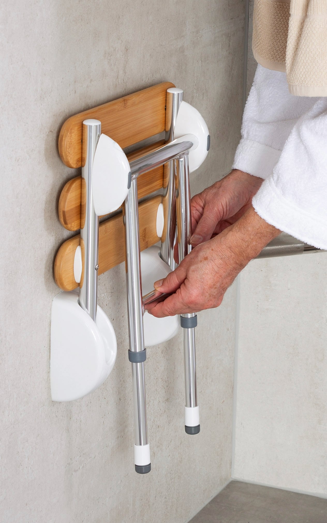 Ridder Duschklappsitz »Pro«, XL-Adapter für Duschklappsitz