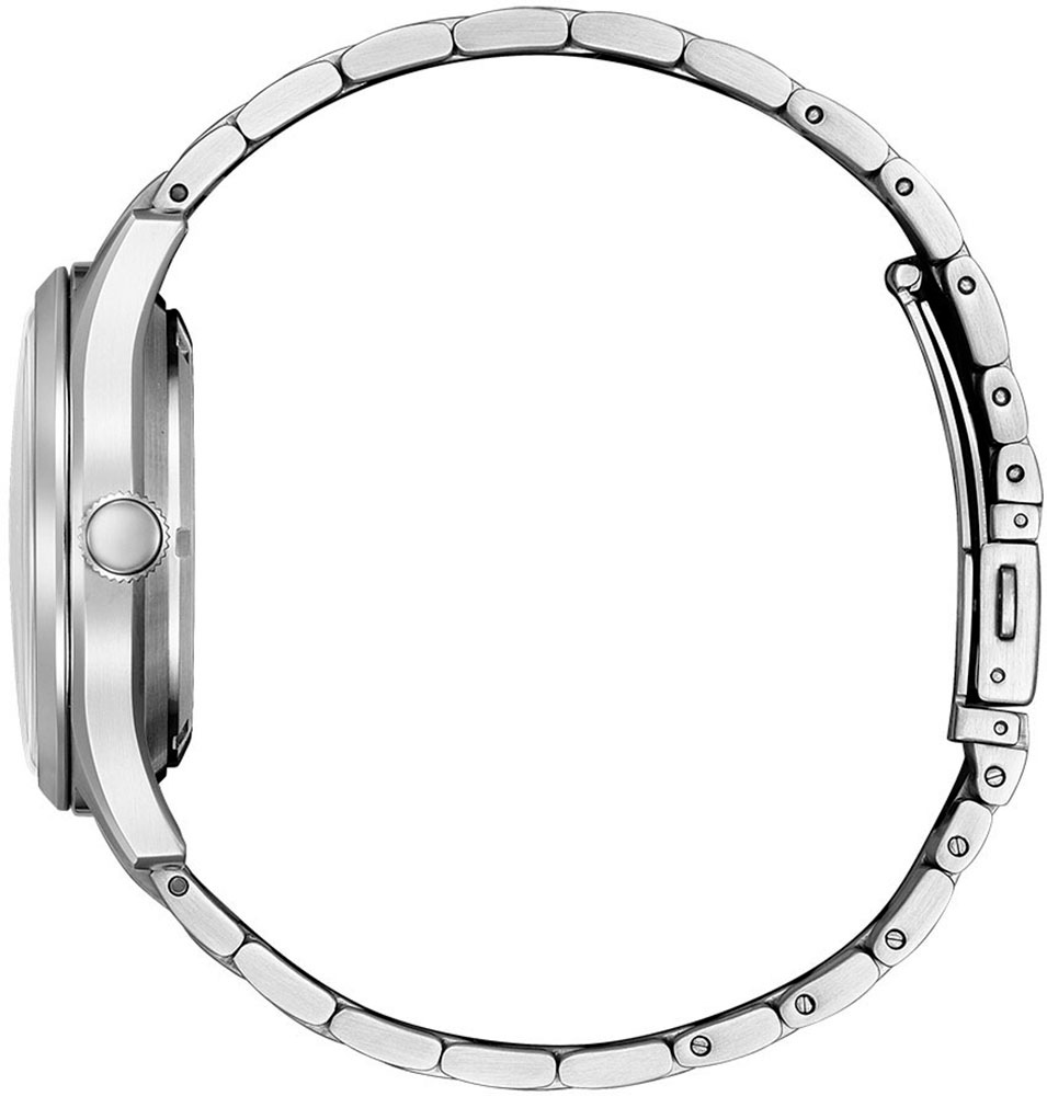Citizen Automatikuhr Armbanduhr, Mechanische Uhr, Herrenuhr, Datum, Edelstahlarmband