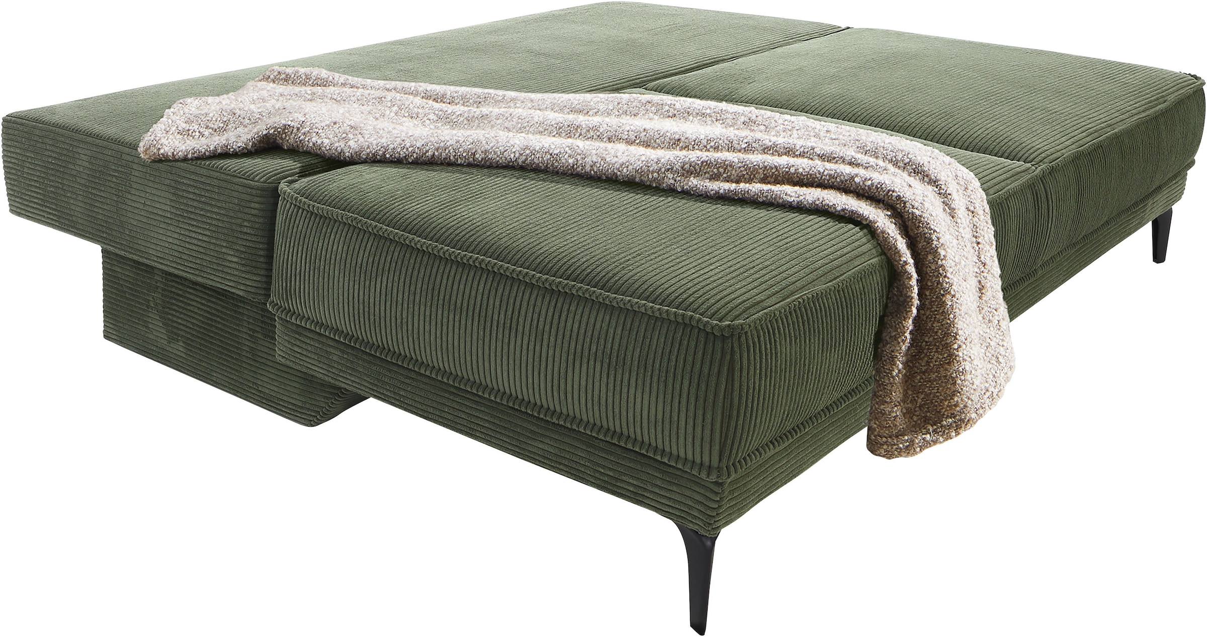 Jockenhöfer Gruppe Schlafsofa »Maestro, B: 203 cm, Liegefl. 161x200 cm, Dauerschläfer« mit Bettfunktion & Bettkasten, Tonnentaschenfederkern