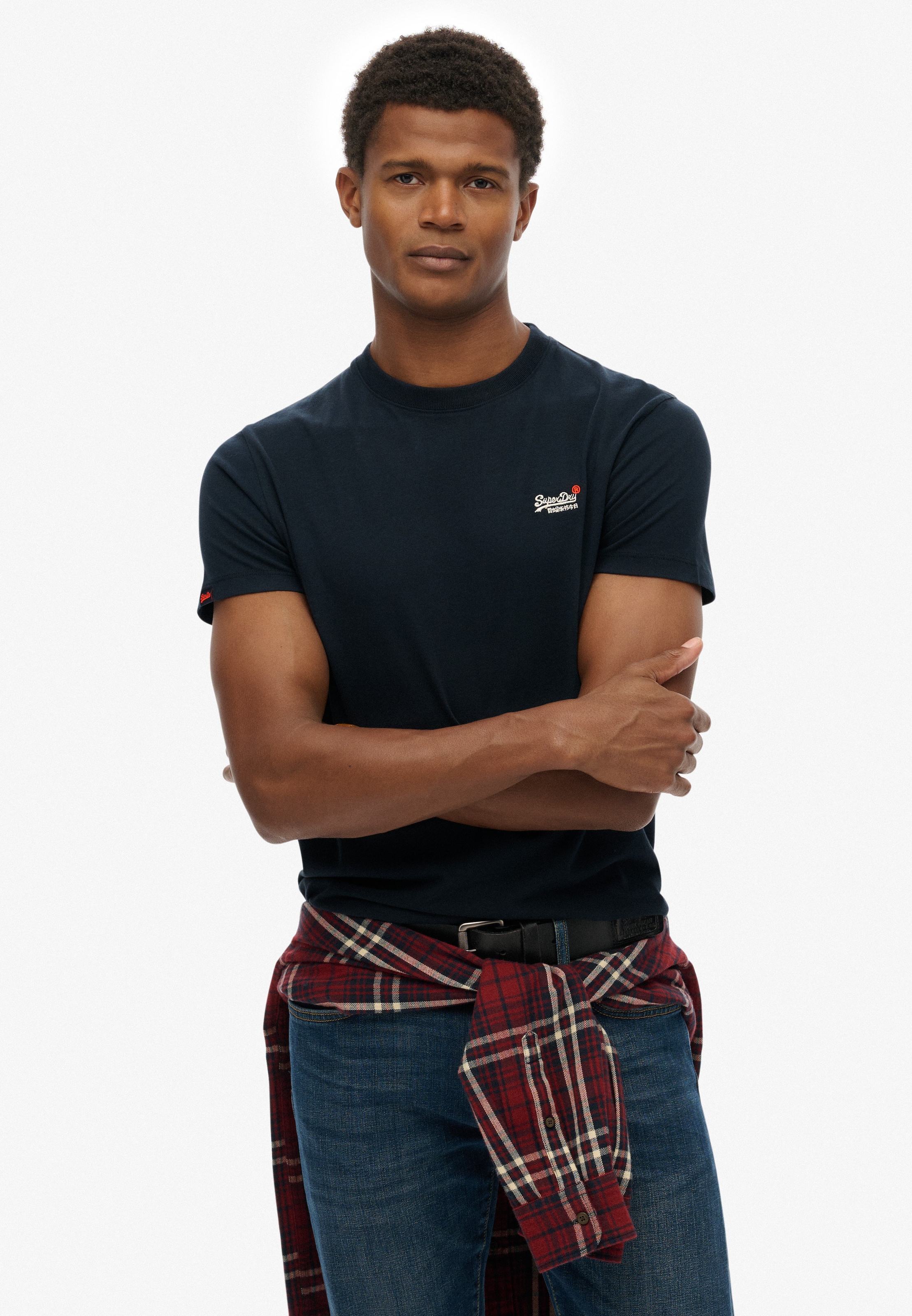 Superdry Rundhalsshirt »ESSENTIAL CONTRAST EMB TEE«