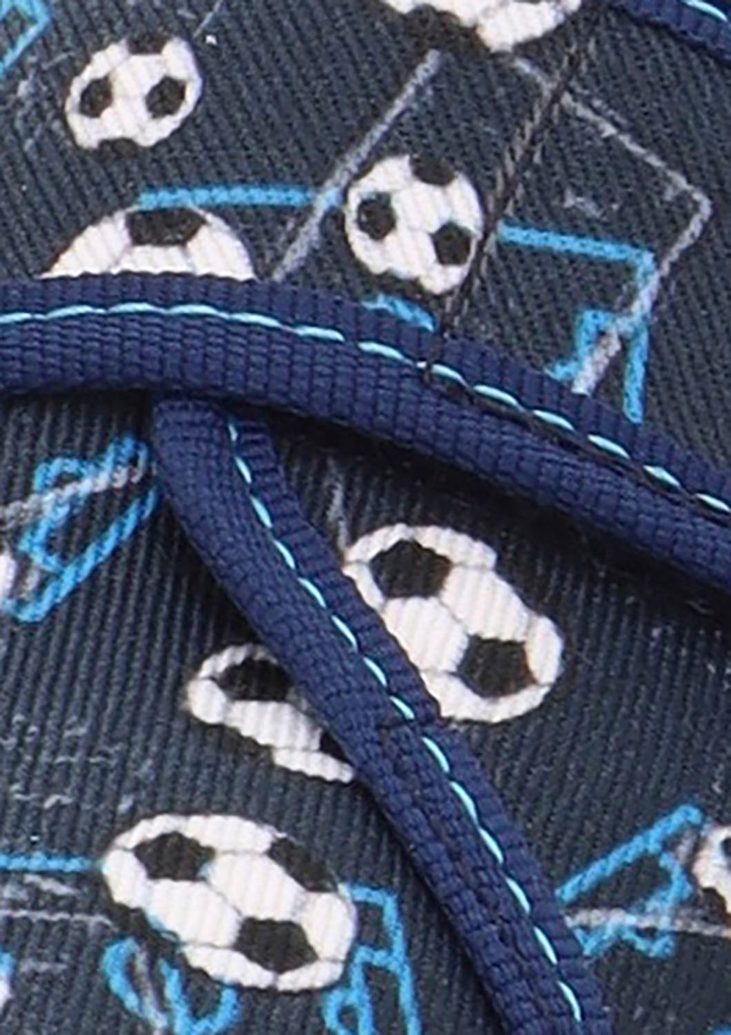 Superfit Hausschuh »BILL WMS: Mittel«, Kindergartenschuh mit Fußballlogo, Größenschablone zum Download
