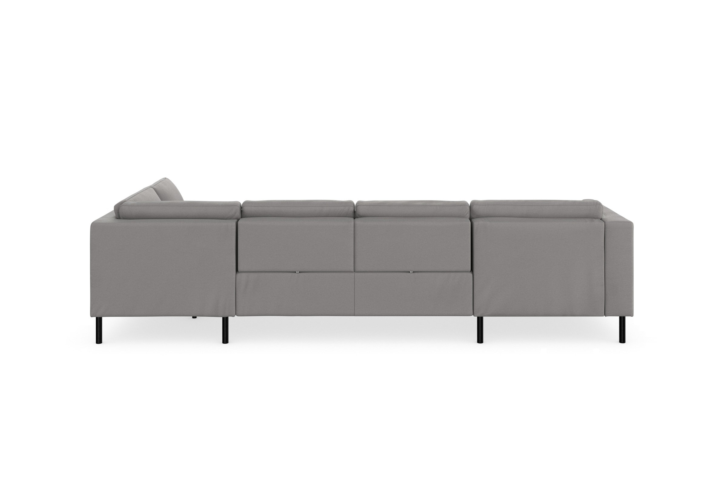 sit&more Wohnlandschaft »Lindholm U-Form«, mit Sitztiefenverstellung und Federkern