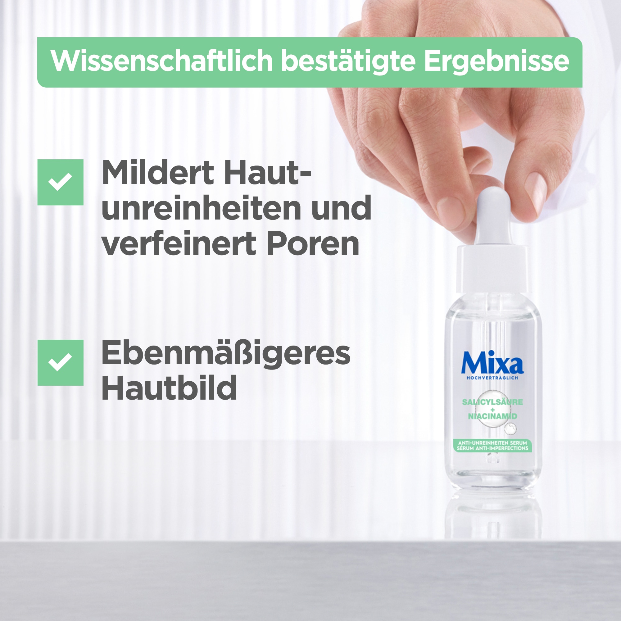 Mixa Gesichtsserum »Mixa Anti-Unreinheiten Serum«, mit hoher Wirksamkeit