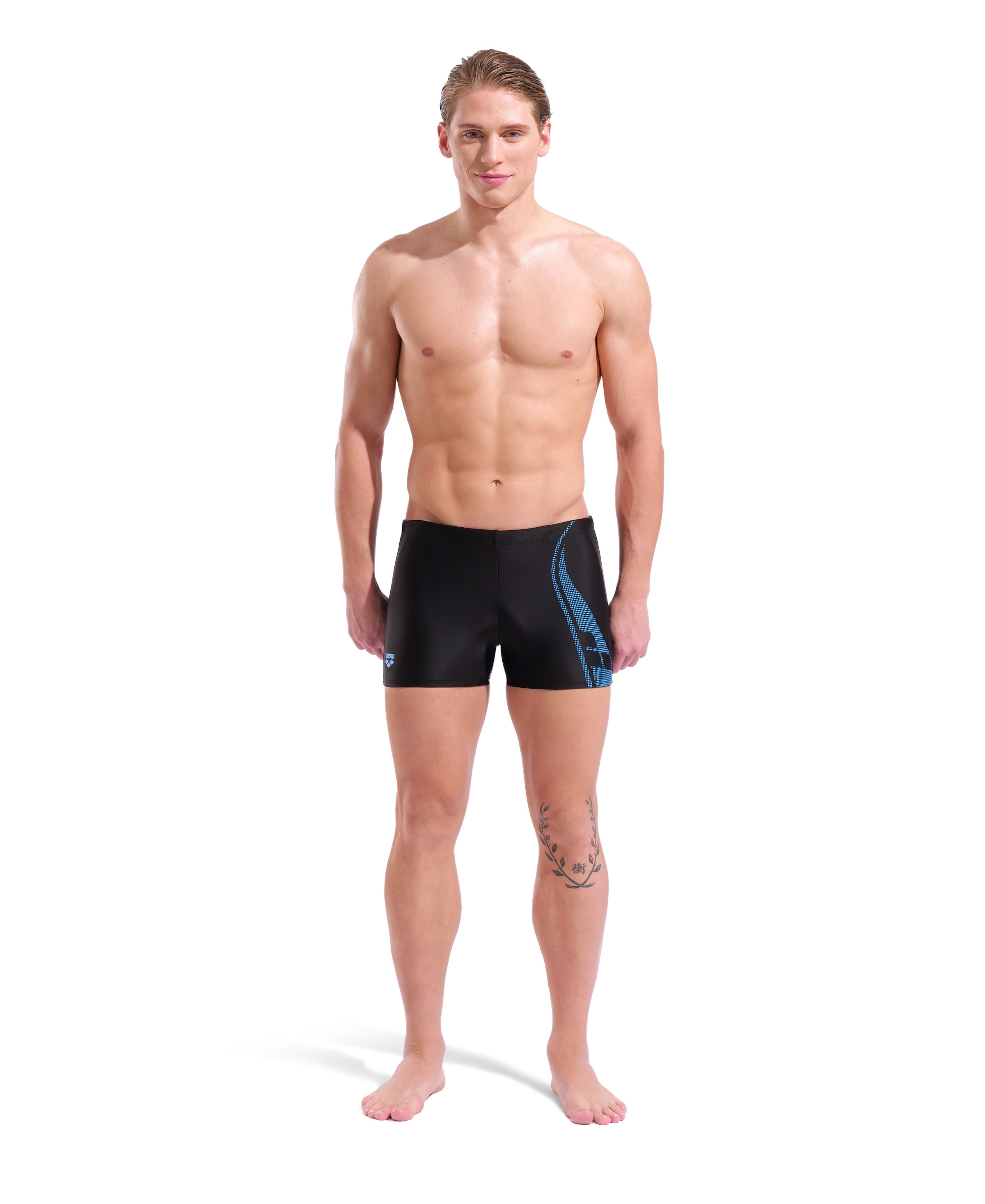 Arena Badeshorts »M ARENA GRAPHIC SWIM SHORT« mit sportlichem Stil, aus MaxFit Eco Material