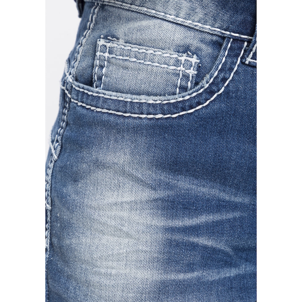 Arizona Slim-fit-Jeans »Heavy Washed - Shaping«