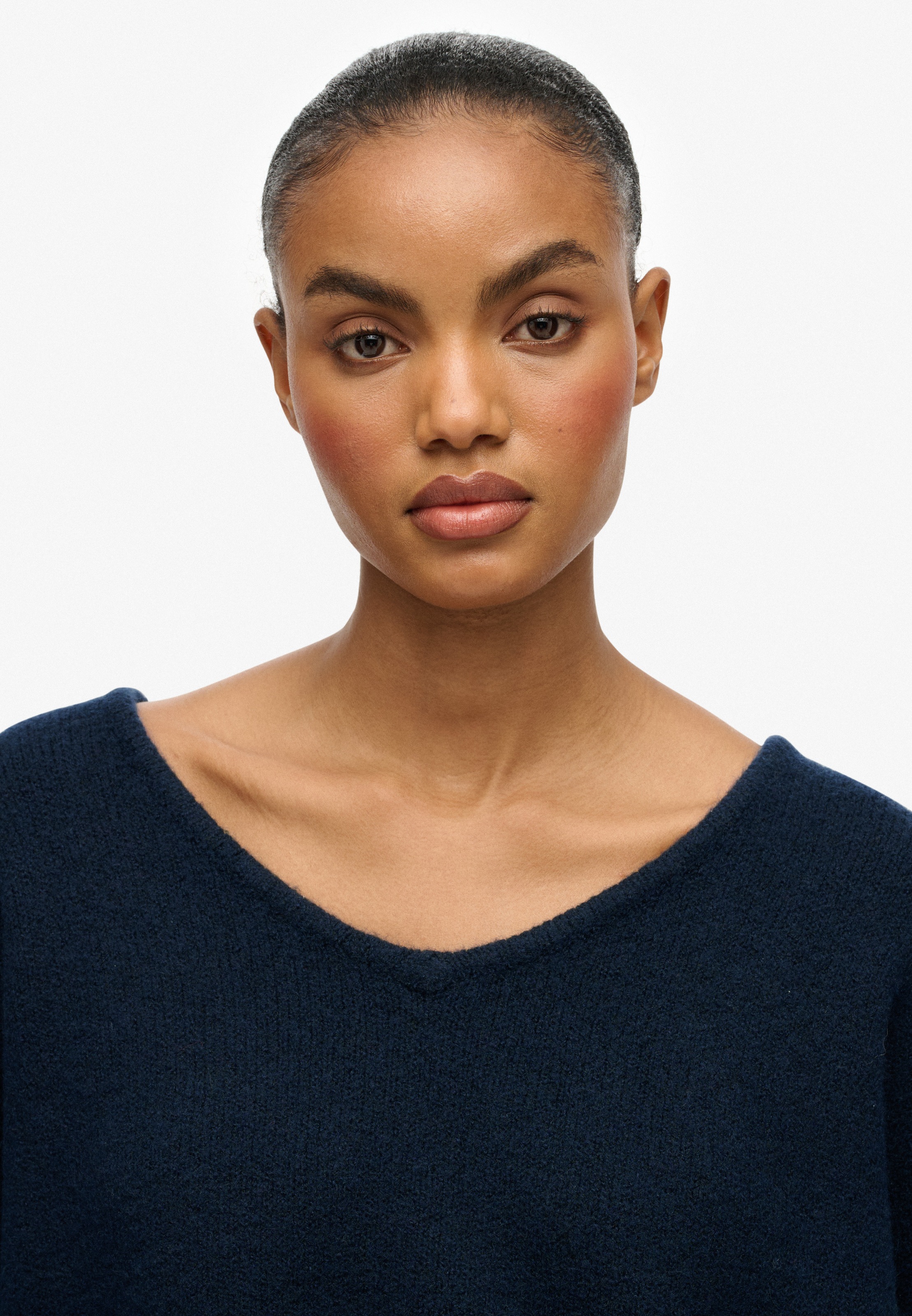 Superdry Strickpullover »BRUSHED OS V NECK JUMPER«