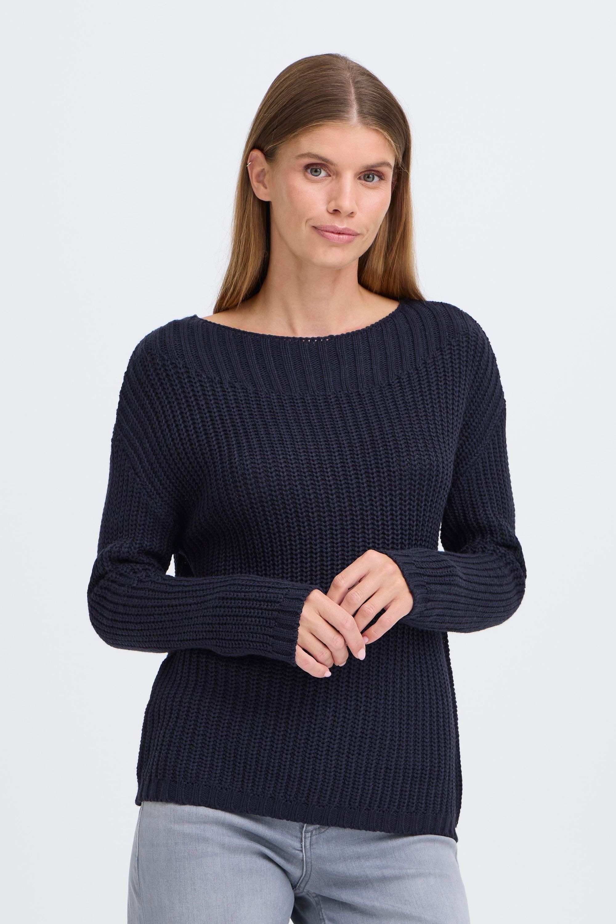 OXMO Strickfleece-Pullover »Strickpullover OXFKANNA«