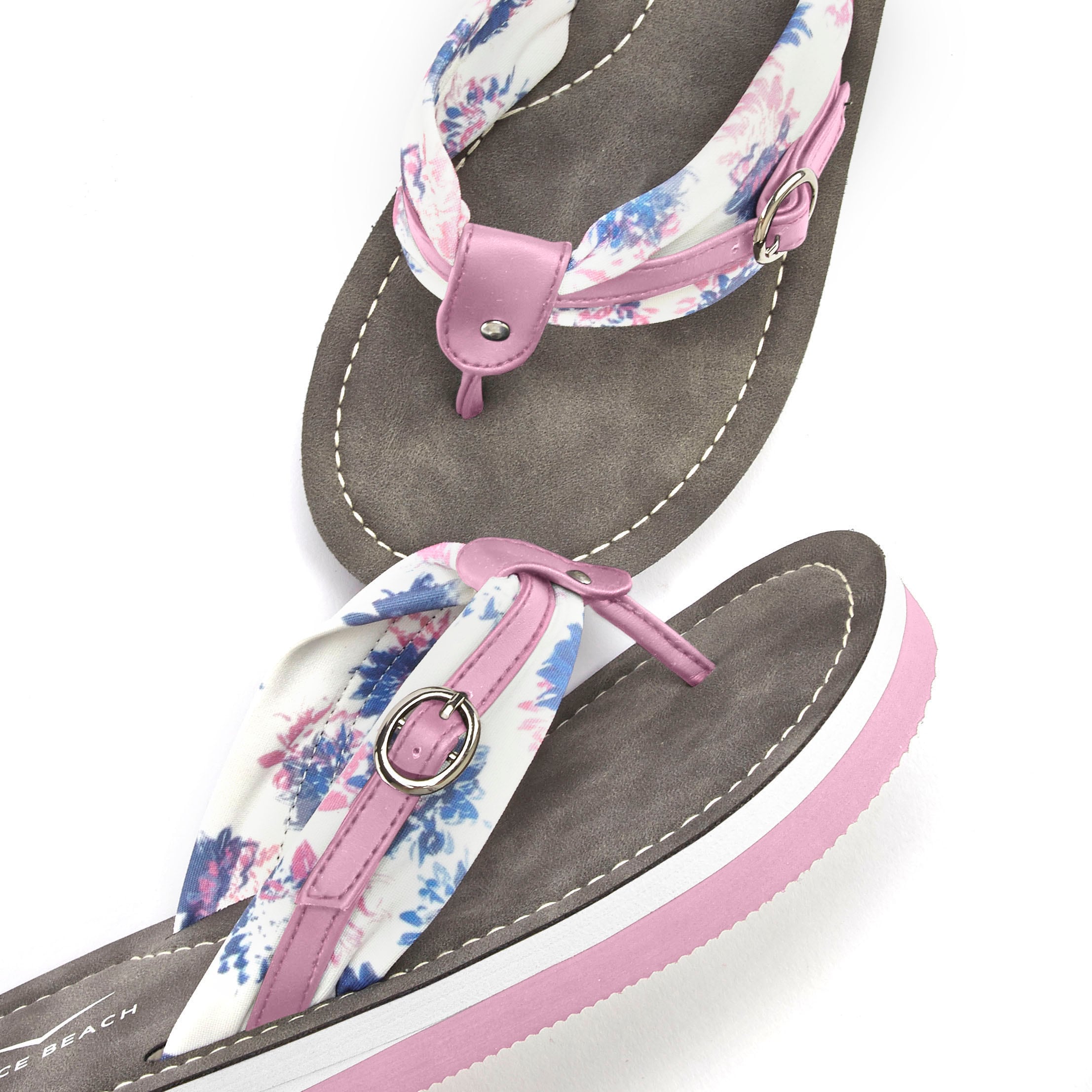 Venice Beach Badezehentrenner, Flip Flop mit modischem Print VEGAN