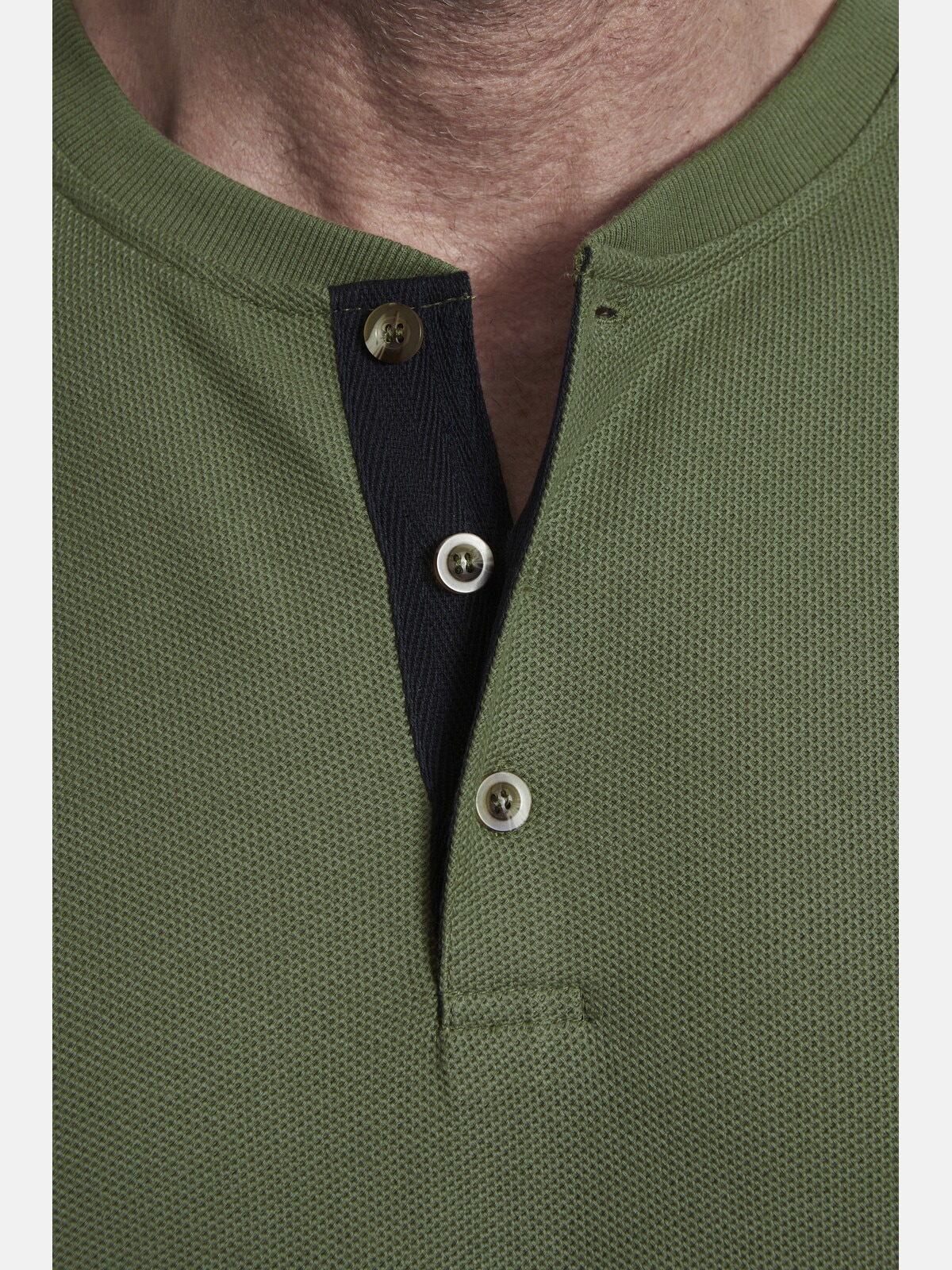 Jan Vanderstorm Langarm-Poloshirt »Langarmshirt IVOR«