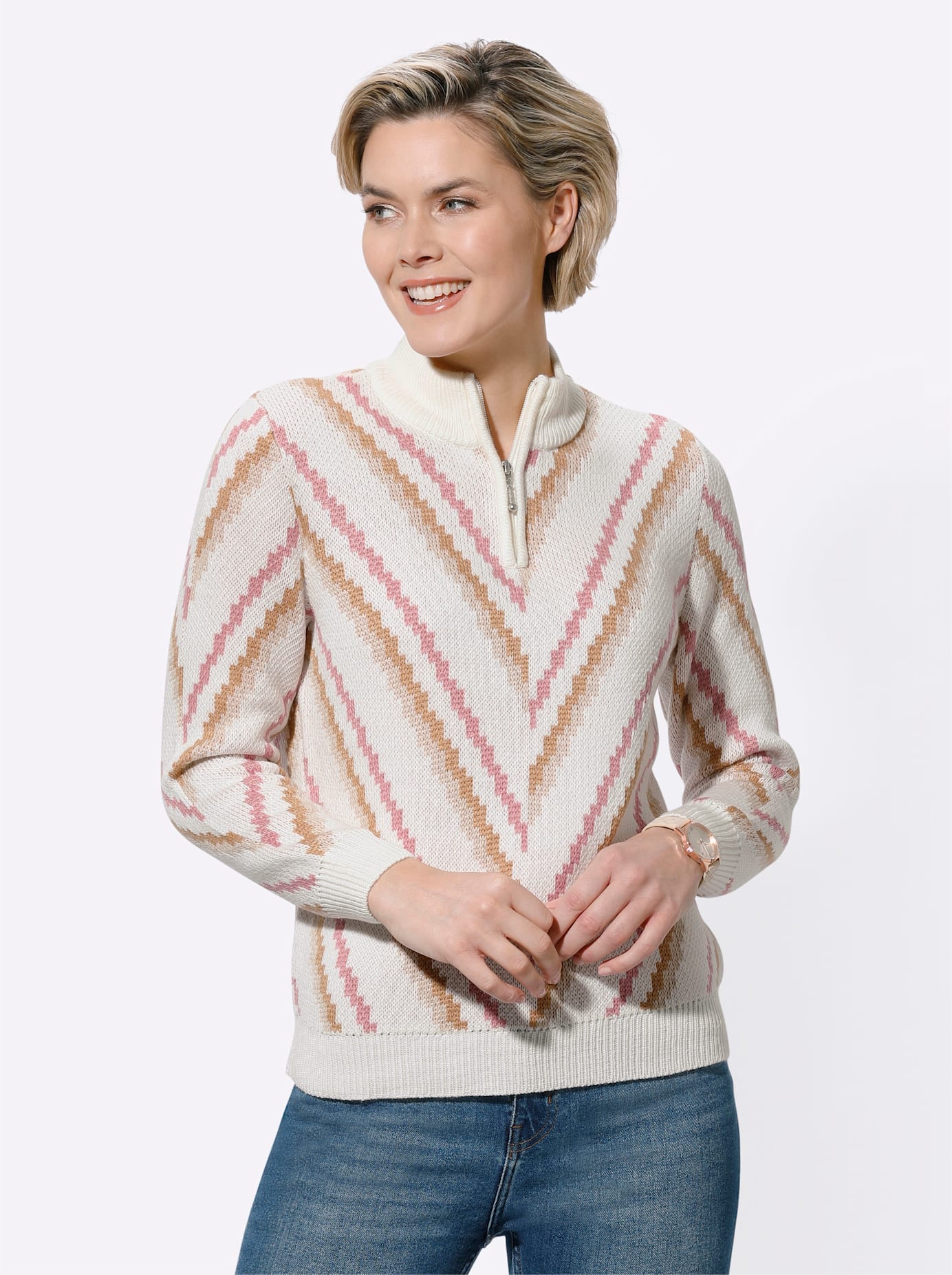 Classic Basics Stehkragenpullover »Pullover«