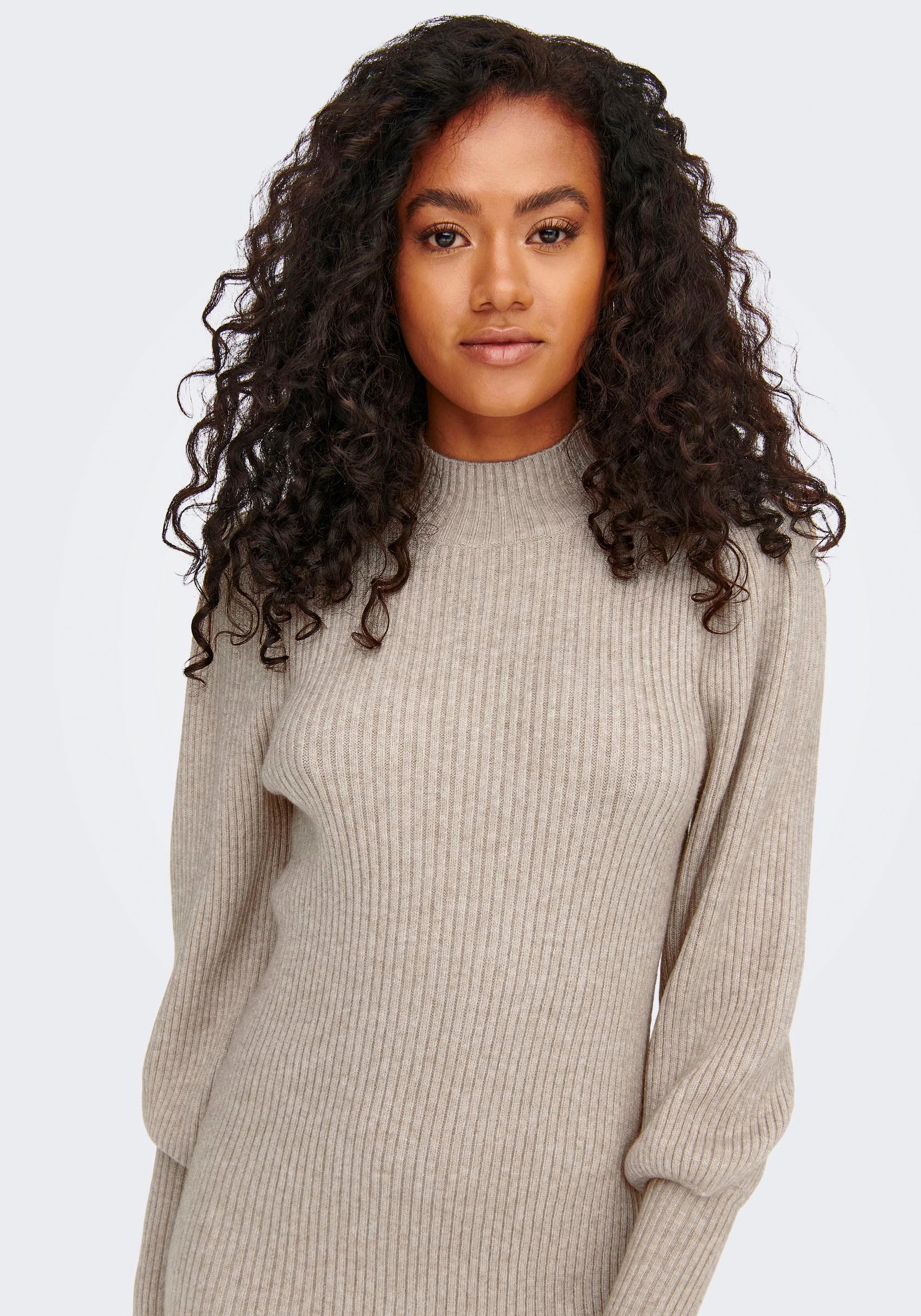 ONLY Strickkleid »ONLKATIA L/S DRESS KNT NOOS« Viskosemischung