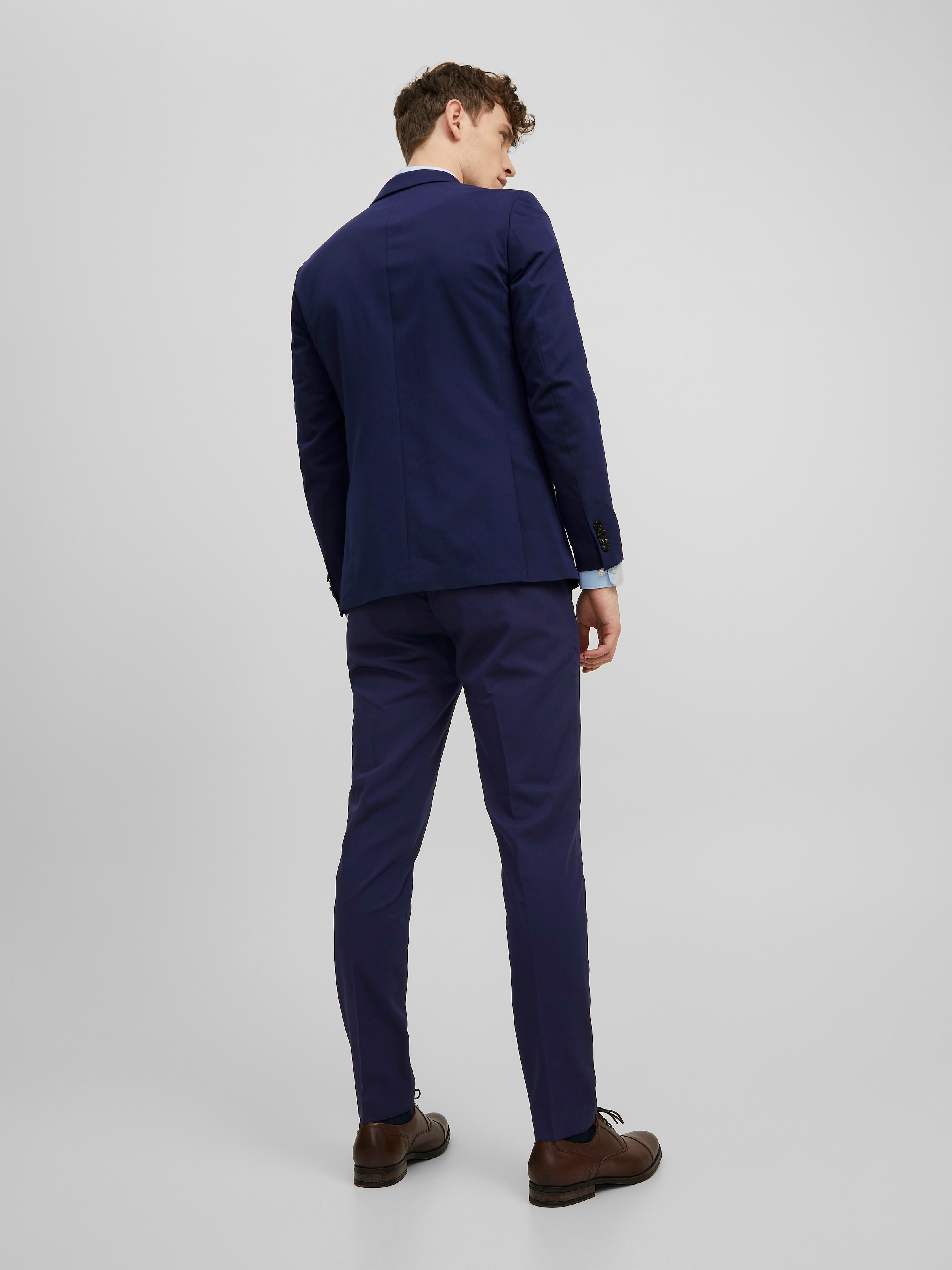 Jack & Jones Sakko »JPRFRANCO  Blazer mit 2-Knopf-Form und extra schmalem Schnitt« unifarben, modisch, slim fit, Kunstfaser