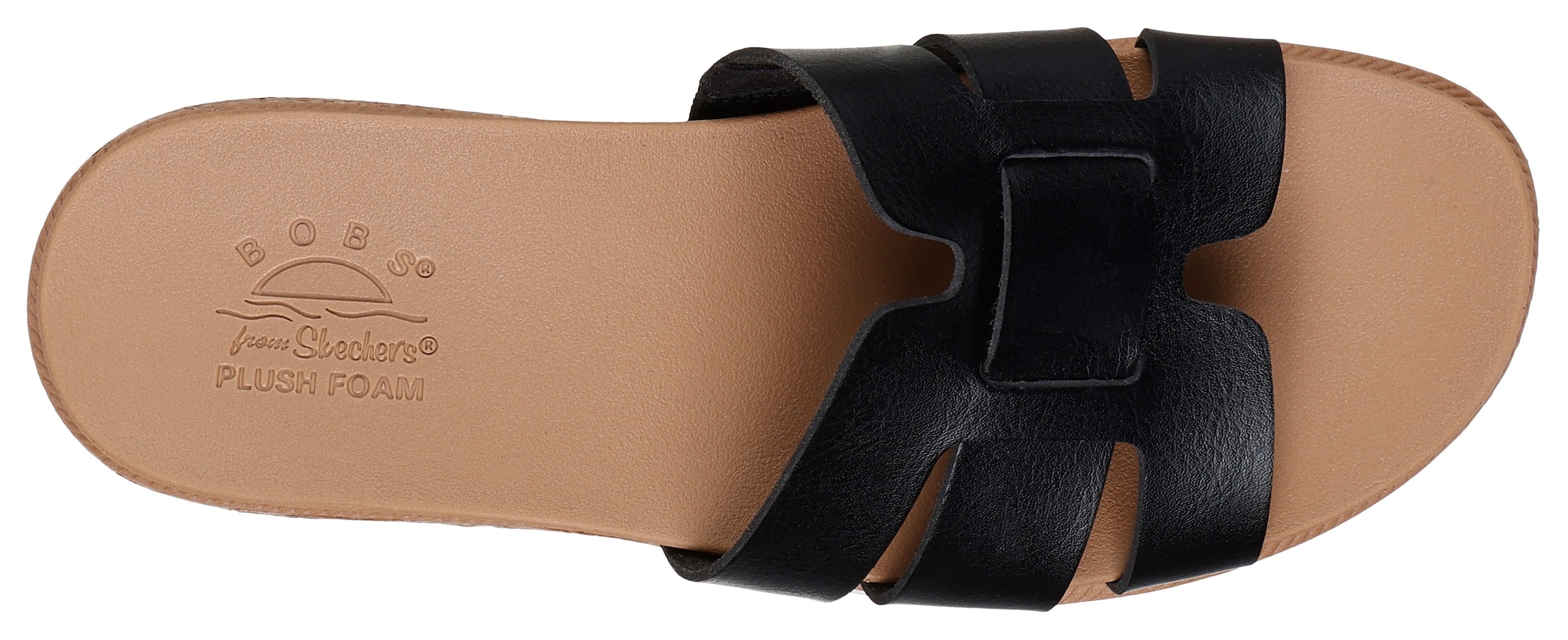 Skechers Pantolette »DESERT KISS LOW-PEAK LOOK«, Flats, Sandale mit Fußbett
