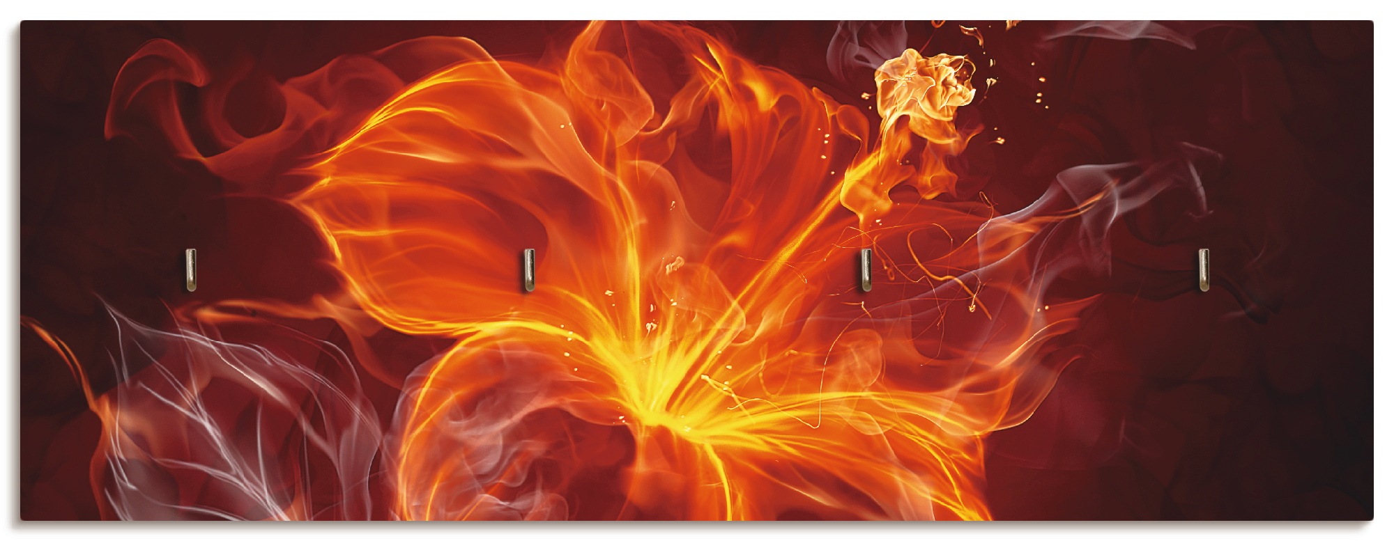 Artland Hakenleiste »Feuerblume«, MDF