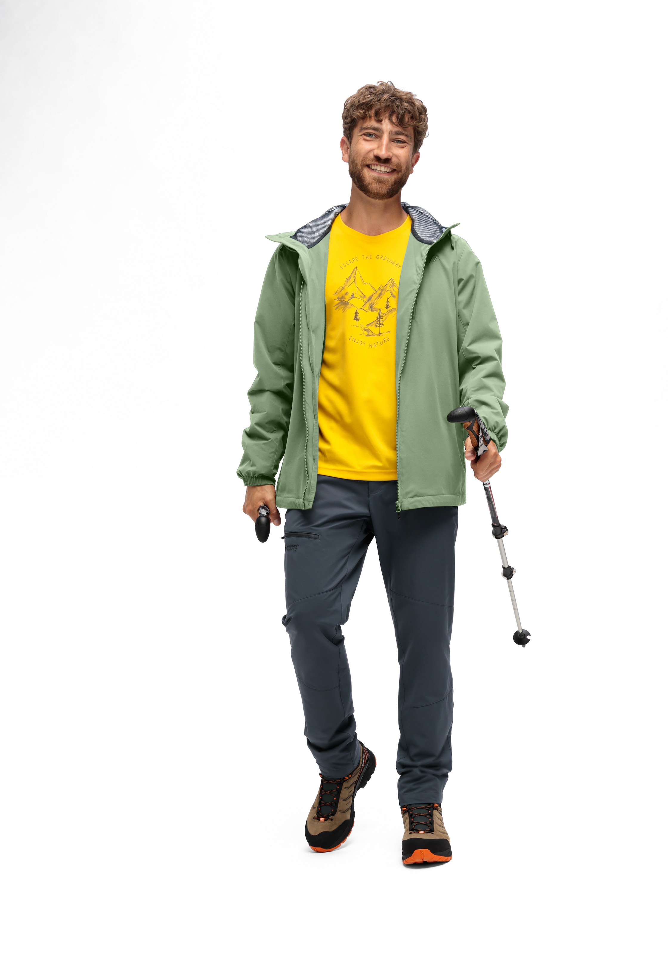 Maier Sports Outdoorjacke »ArorA Loop M«, Herren Jacke wasserdicht, Funktionsjacke 3 Taschen außen + Innentasche