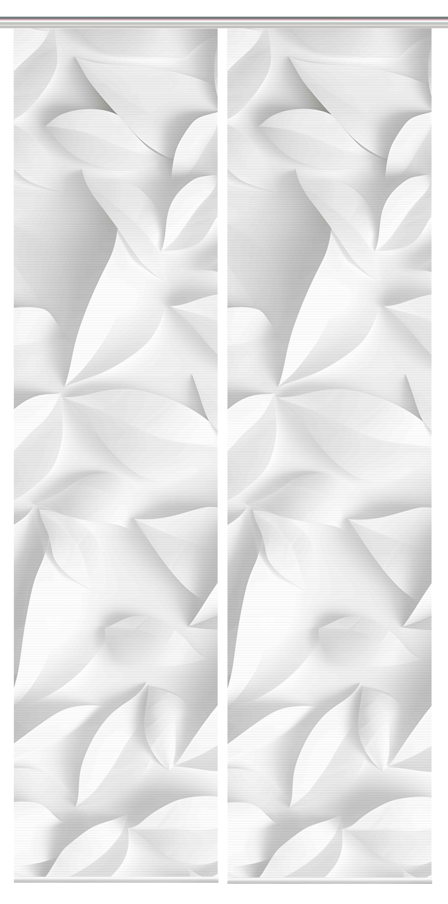 Vision Schiebegardine »FLYNN« Paneelwagen 2 Stk. tlg. SET,SCHIEBEVORHANG,BAMBUS,DIGITALDRUCK