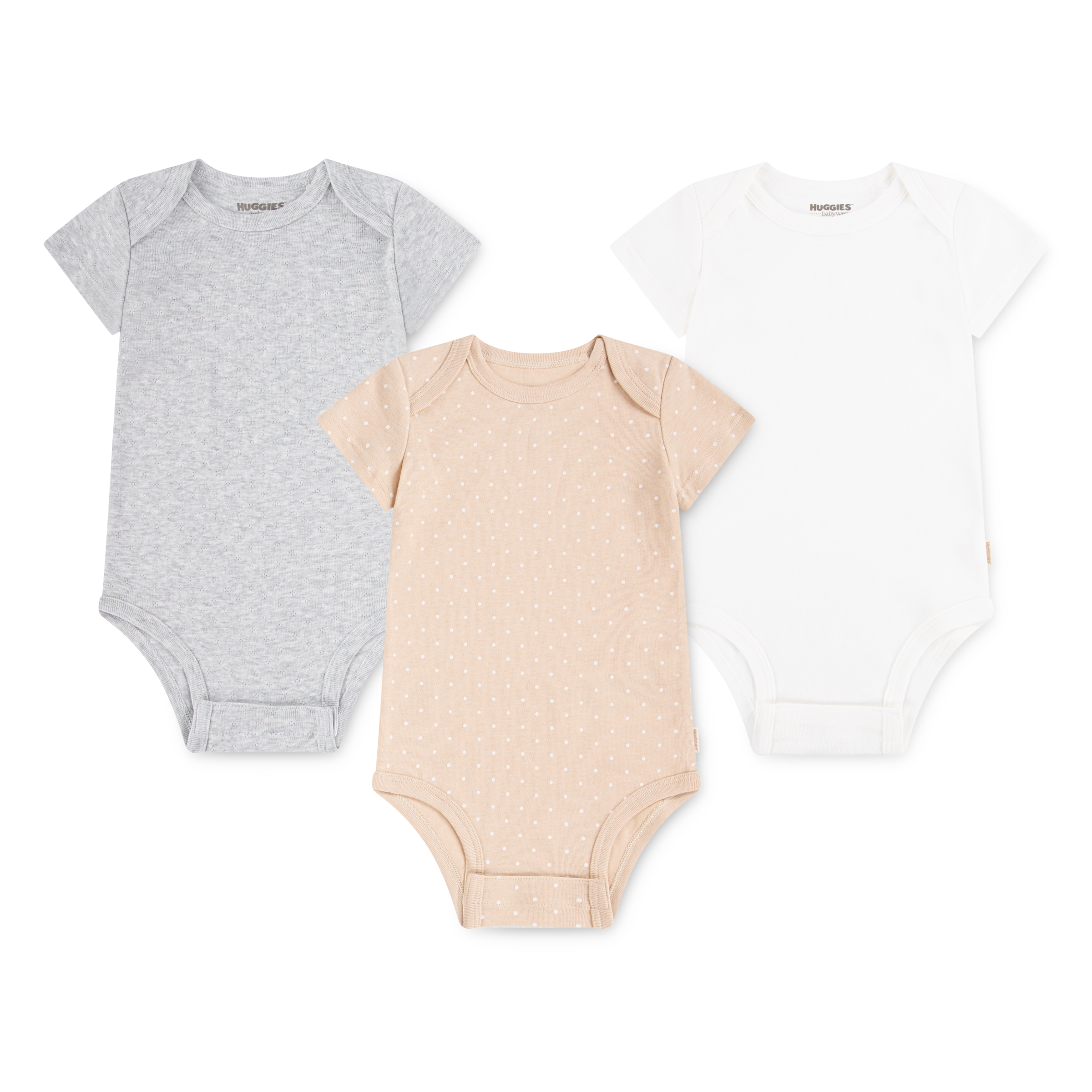 HUGGIES babywear Body »HUGB 3PK BODYSUIT« Packung, 3 Stk. aus Baumwolle