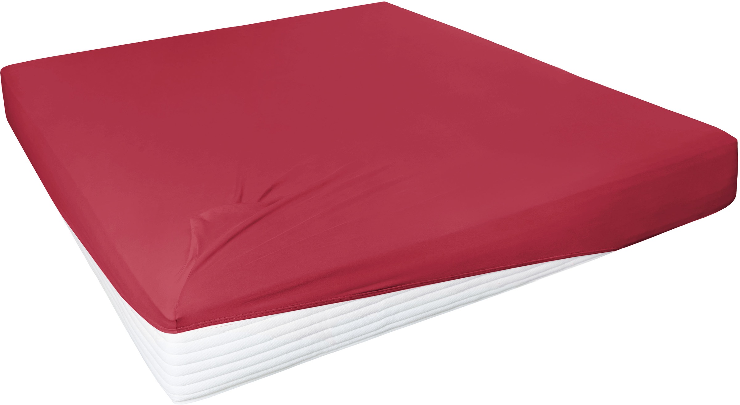 Primera Spannbettlaken "Elasthan-Feinjersey" PREMIUM, aus 95% gekämmter Baumwolle und 5% Elasthan, bis 28 cm Höhe