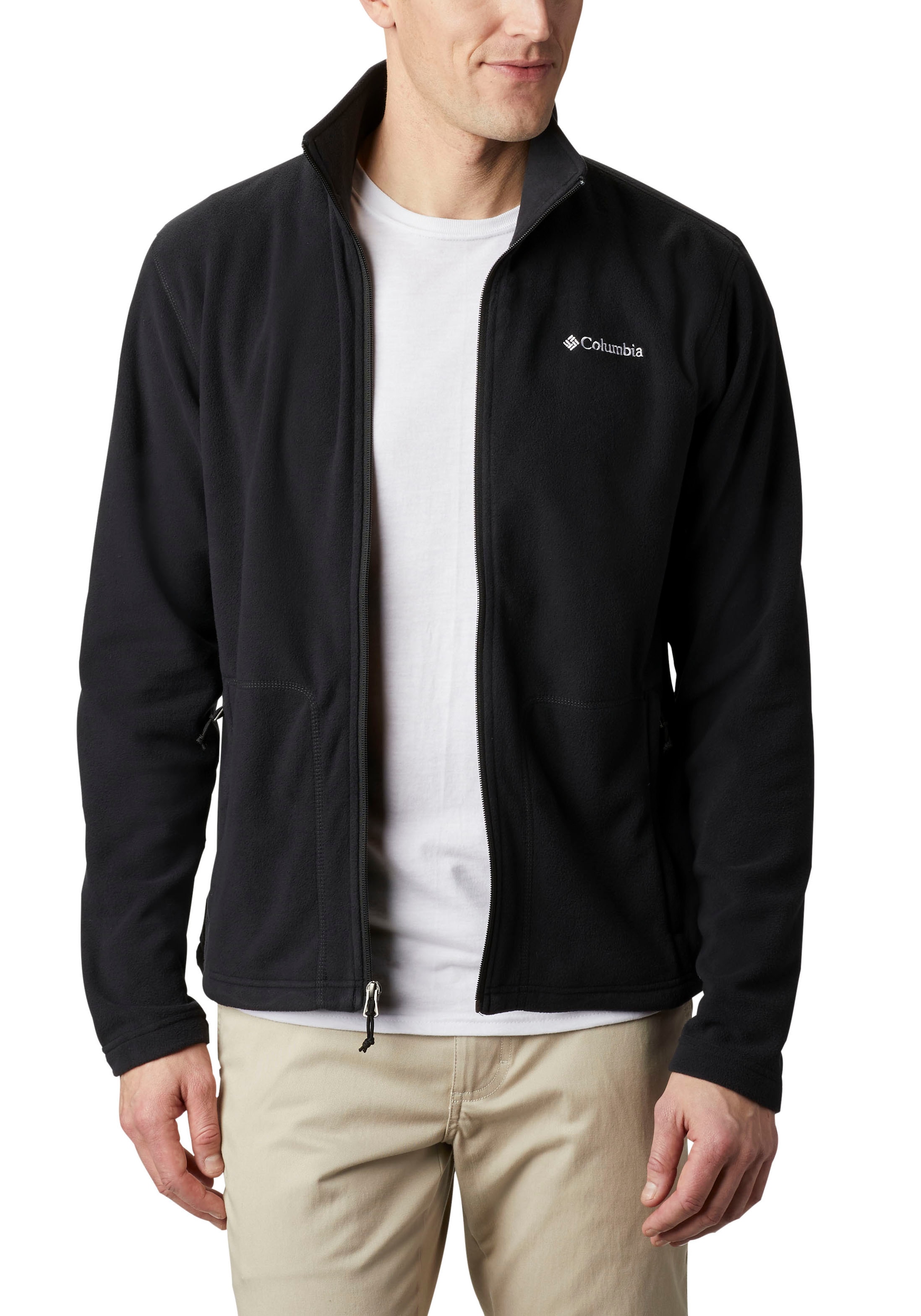 Columbia Fleecejacke »Fast Trek™ Light FZ Fleece«, (1 St.), mit kontrastfarbenen Details