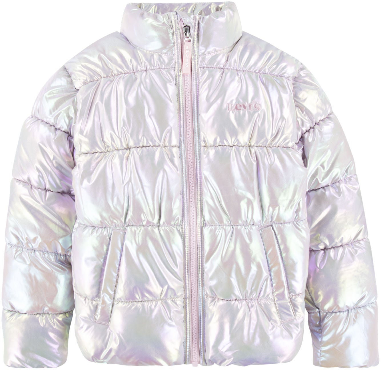 Steppjacke, ohne Kapuze, for girls aus lila schimmerndem Material