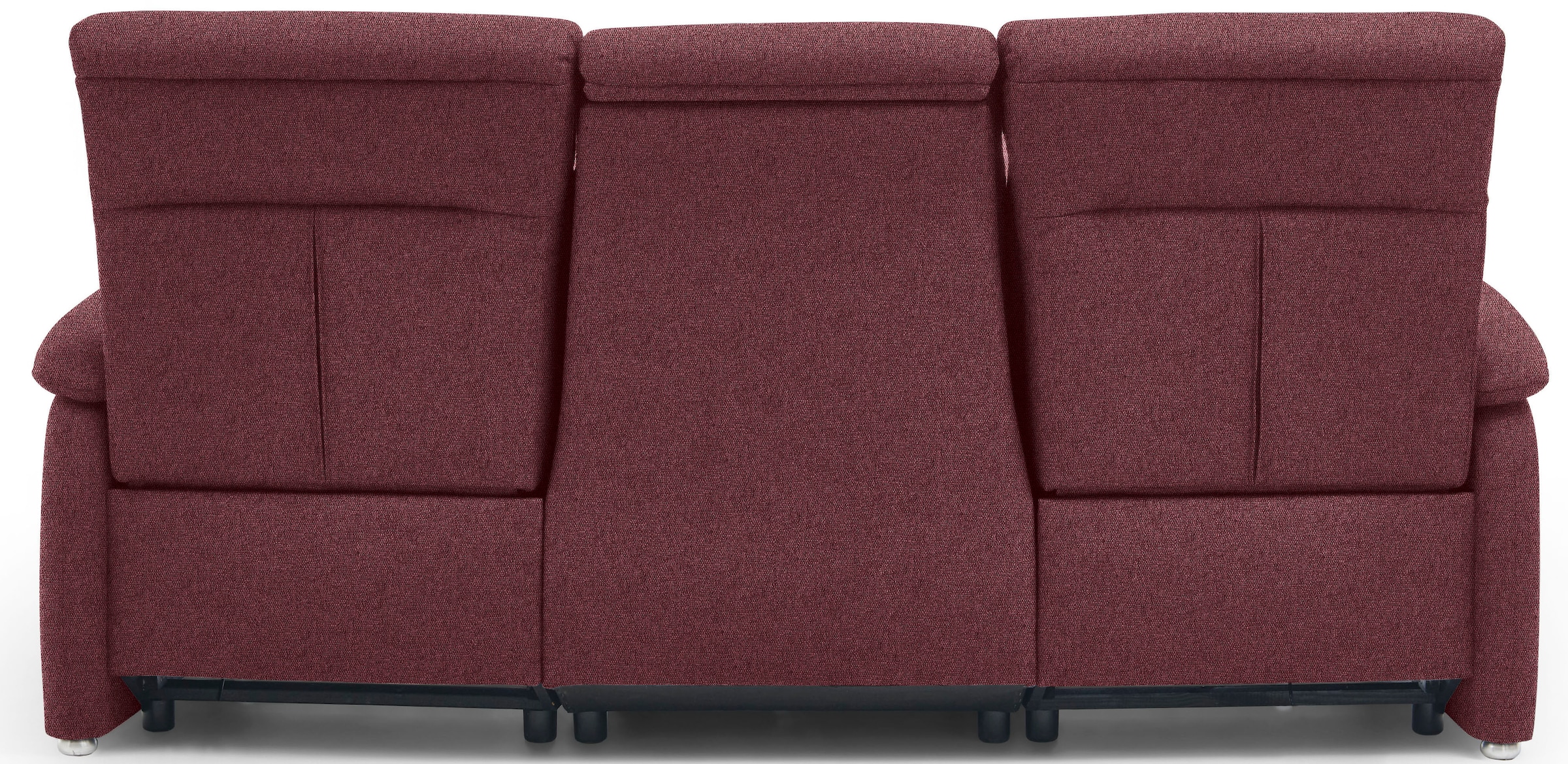 Home affaire 3-Sitzer »Turin mit Steckdose und USB-Port auch in Easy care-Bezug«, 2 x vollmotorische Relaxfunktion, herunterklappbarer Tisch