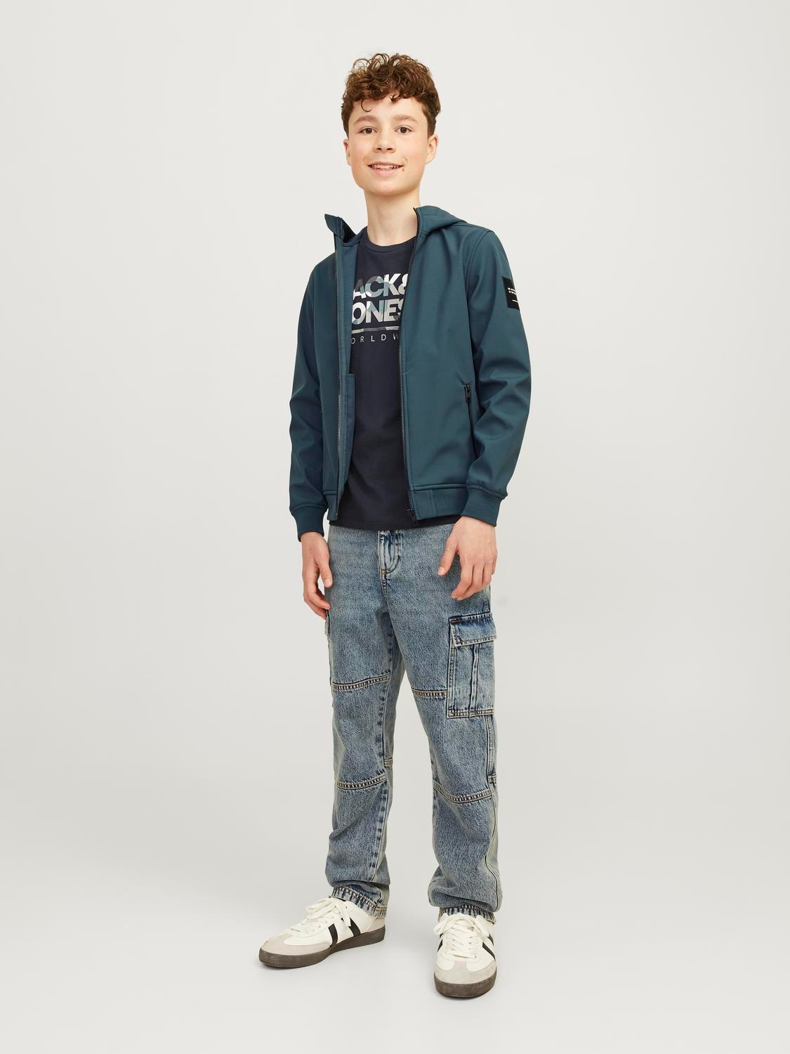 Jack & Jones Junior Softshelljacke »JJEBASIC SOFTSHELL HOOD SN JNR«, mit Kapuze