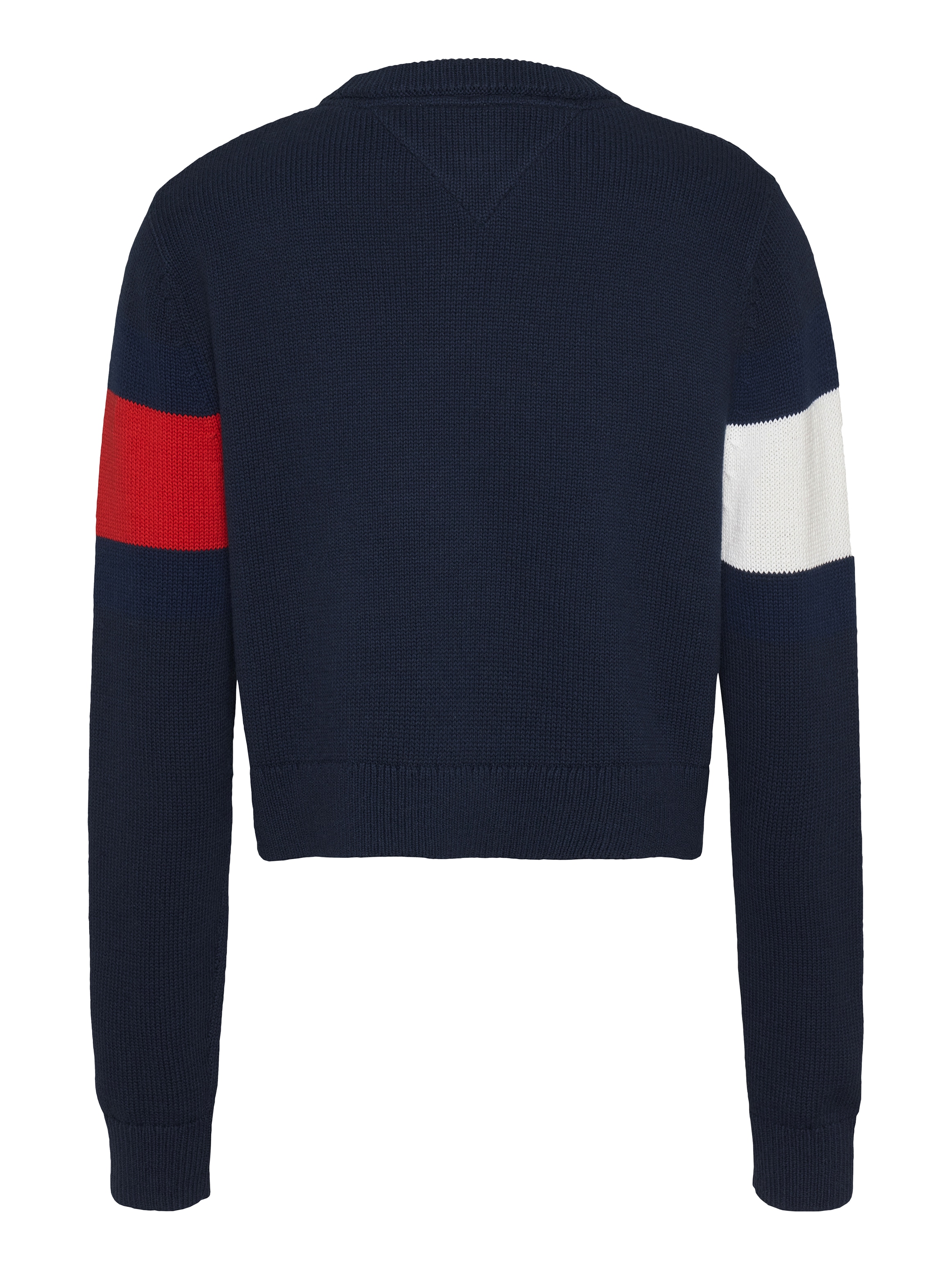 Tommy Jeans Strickpullover »TJW CENTER FLAG SWEATER EXT«, mit Logo-Flag