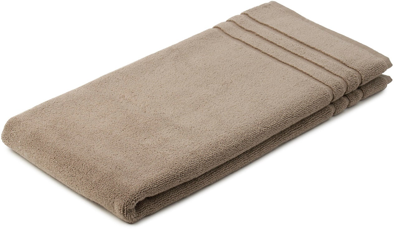 Gözze Badematte »Monaco 1,1« Höhe 5 mm beidseitig nutzbar | fußbodenheizungsgeeignet Badteppich, Frottier-Qualität, Uni Farben, mit Bordüre