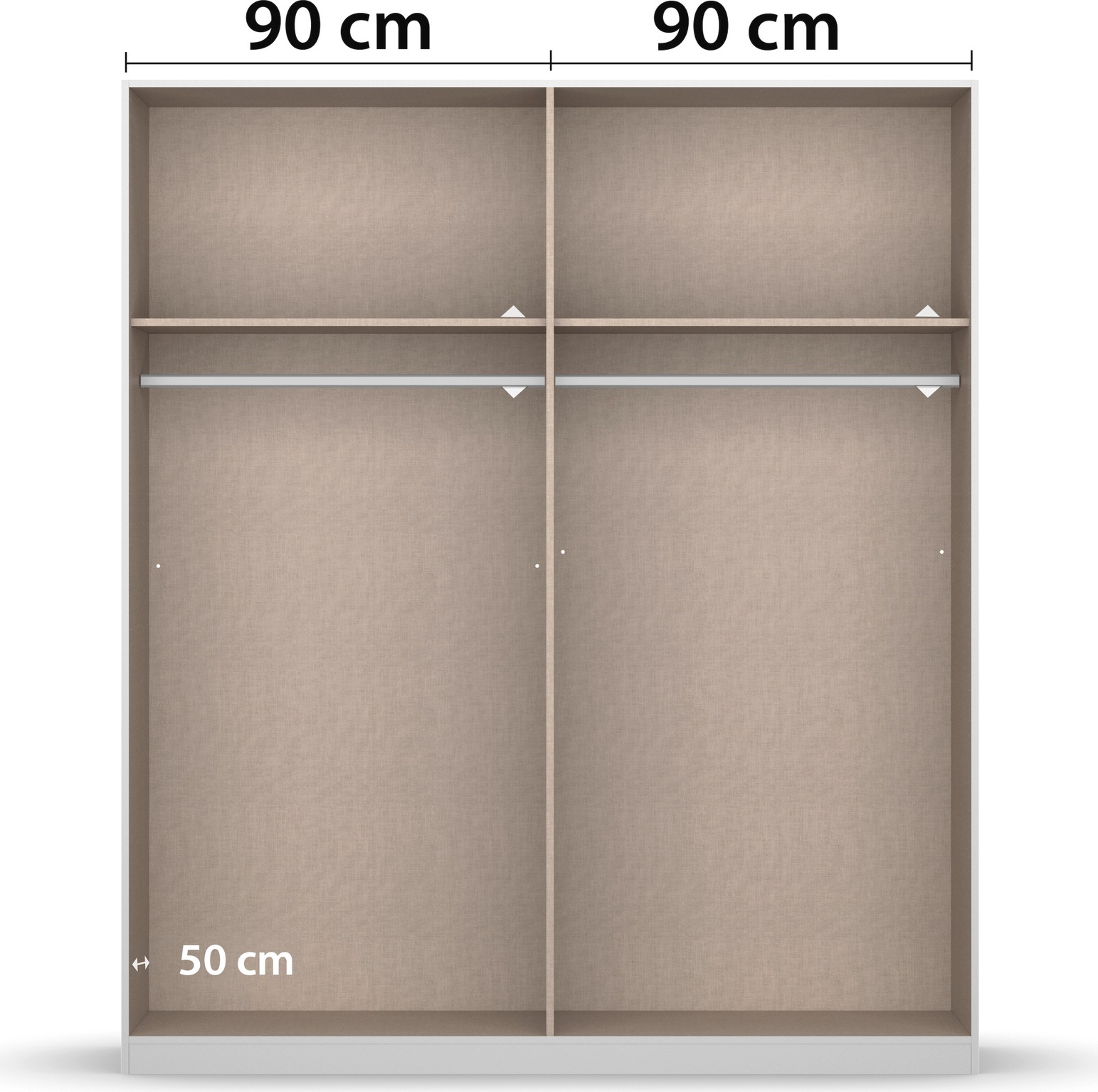 INOSIGN BY RAUCH Drehtürenschrank »Ferris Schrank Breite 2,10m BESTSELLER Schlafzimmerschrank«, Kleiderschrank mit Spiegel in den Ausführungen BASIC/CLASSIC/PREMIUM