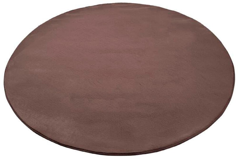 Carpet City Hochflor-Teppich »TOPIA400«, rund, 21 mm Höhe, besonders weich und kuschelig durch Polyester, Uni-Farben