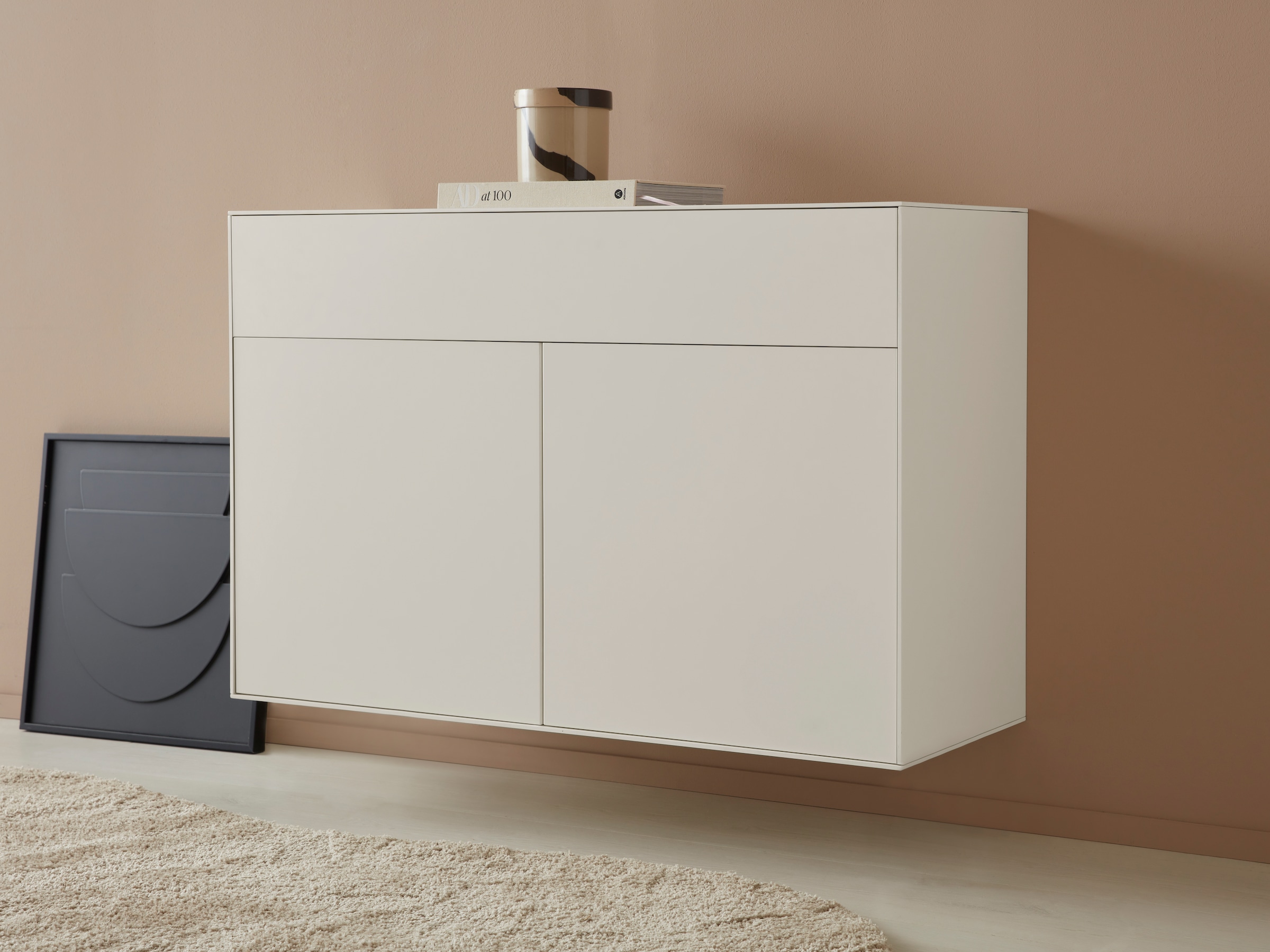 Sideboard »Essentials«, Breite: 112cm, MDF lackiert, Push-to-open-Funktion