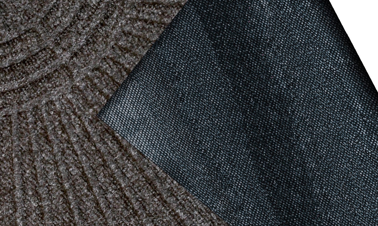 wash+dry by Kleen-Tex Fußmatte »DUNE Halfmoon dark grey«, halbrund, 8 mm Höhe, Schmutzfangmatte, rutschhemmend, In- und Outdoor geeignet, waschbar