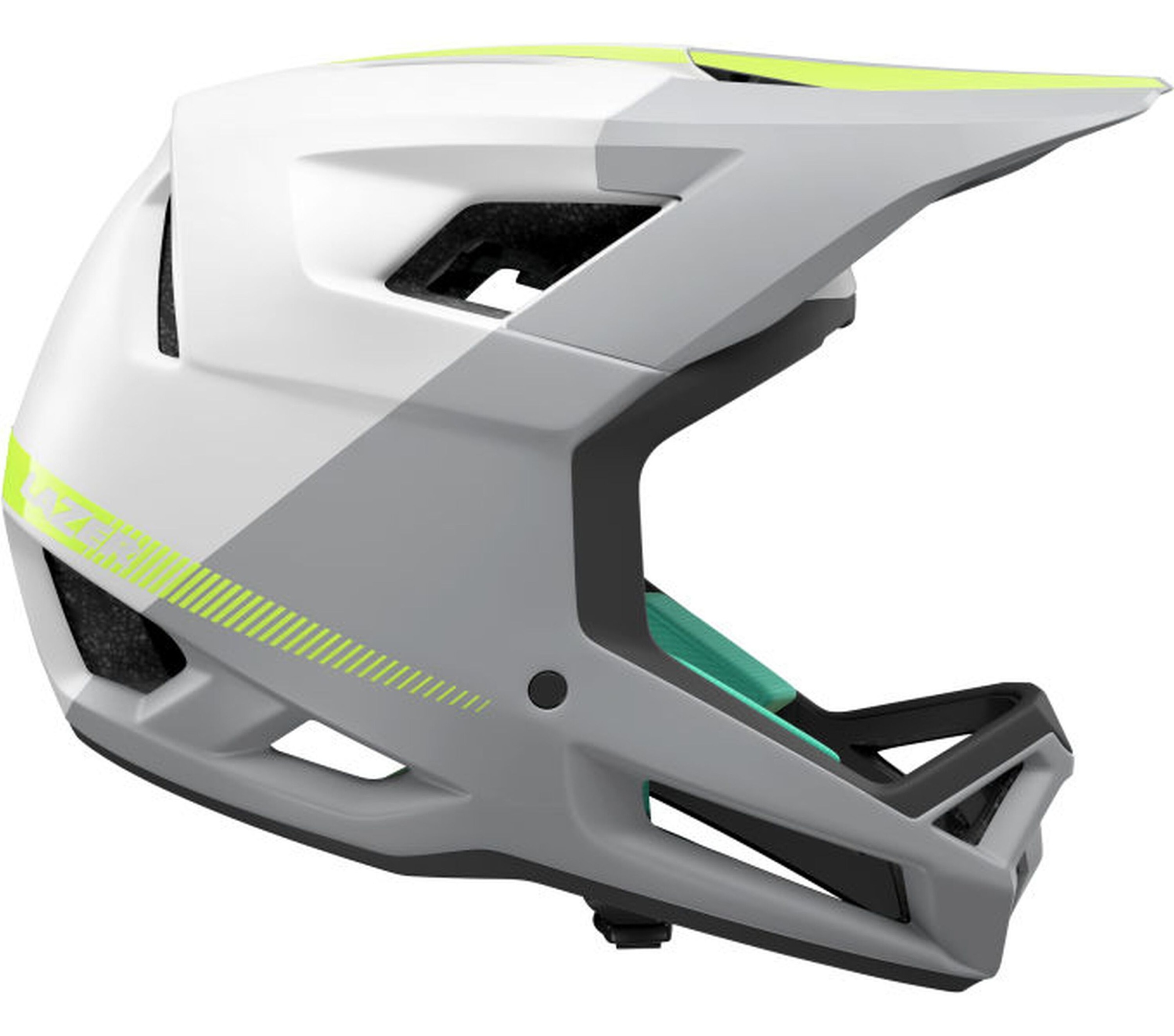 Bike Cross Helm »Full Face Helm Cage KinetiCore, Matte White«