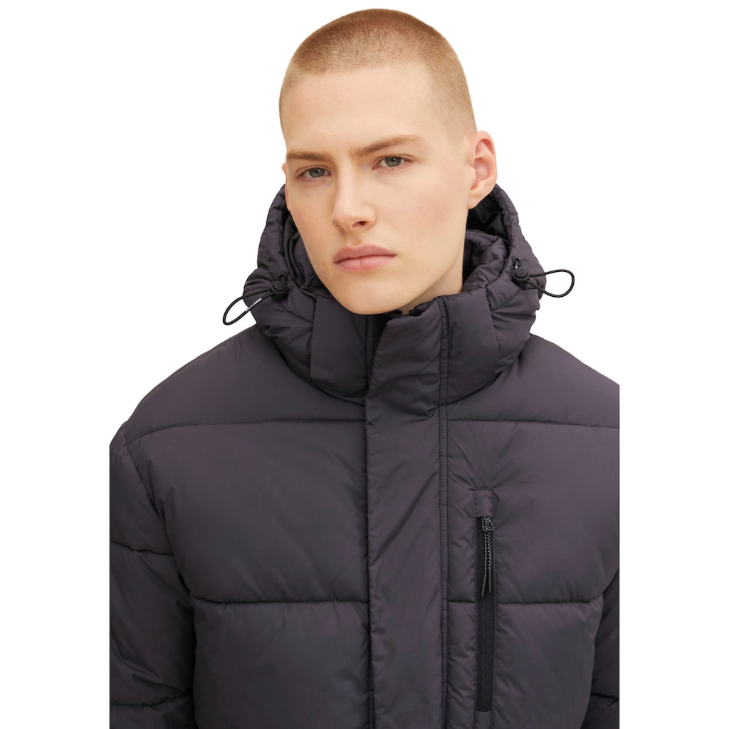 TOM TAILOR Denim Outdoorjacke, mit Kapuze