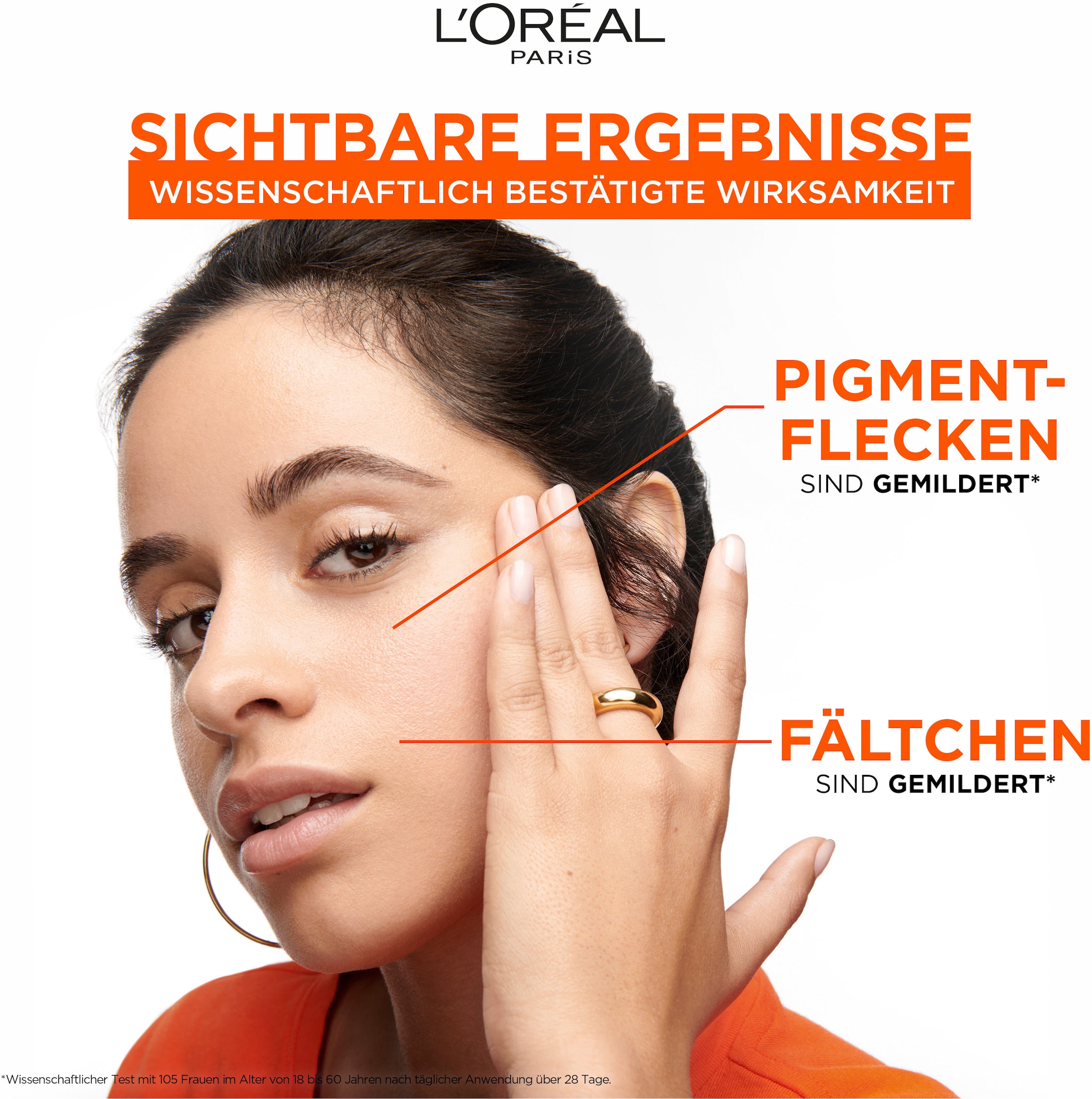 L'ORÉAL PARIS Sonnenschutzfluid »L'Oréal Paris Feuchtigkeitspflege mit LSF«, mit Lichtschutzfaktor