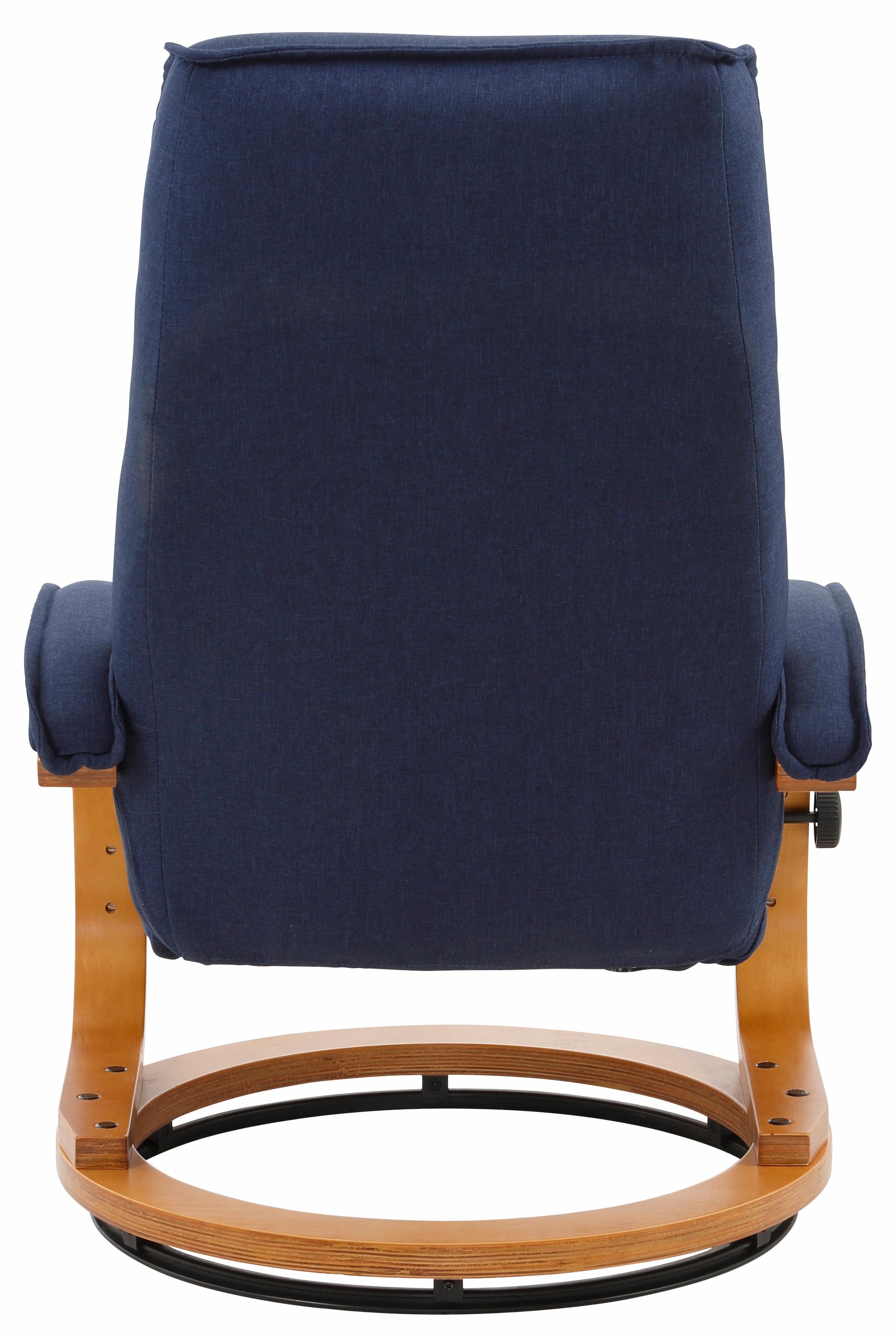 Home affaire Relaxsessel »Paris, TV-Sessel mit Hocker und manueller Liegefunktion«, (Set, 2 St., bestehend aus Sessel und Hocker), Set (Sessel und Hocker), Dreh- und Kippfunktion