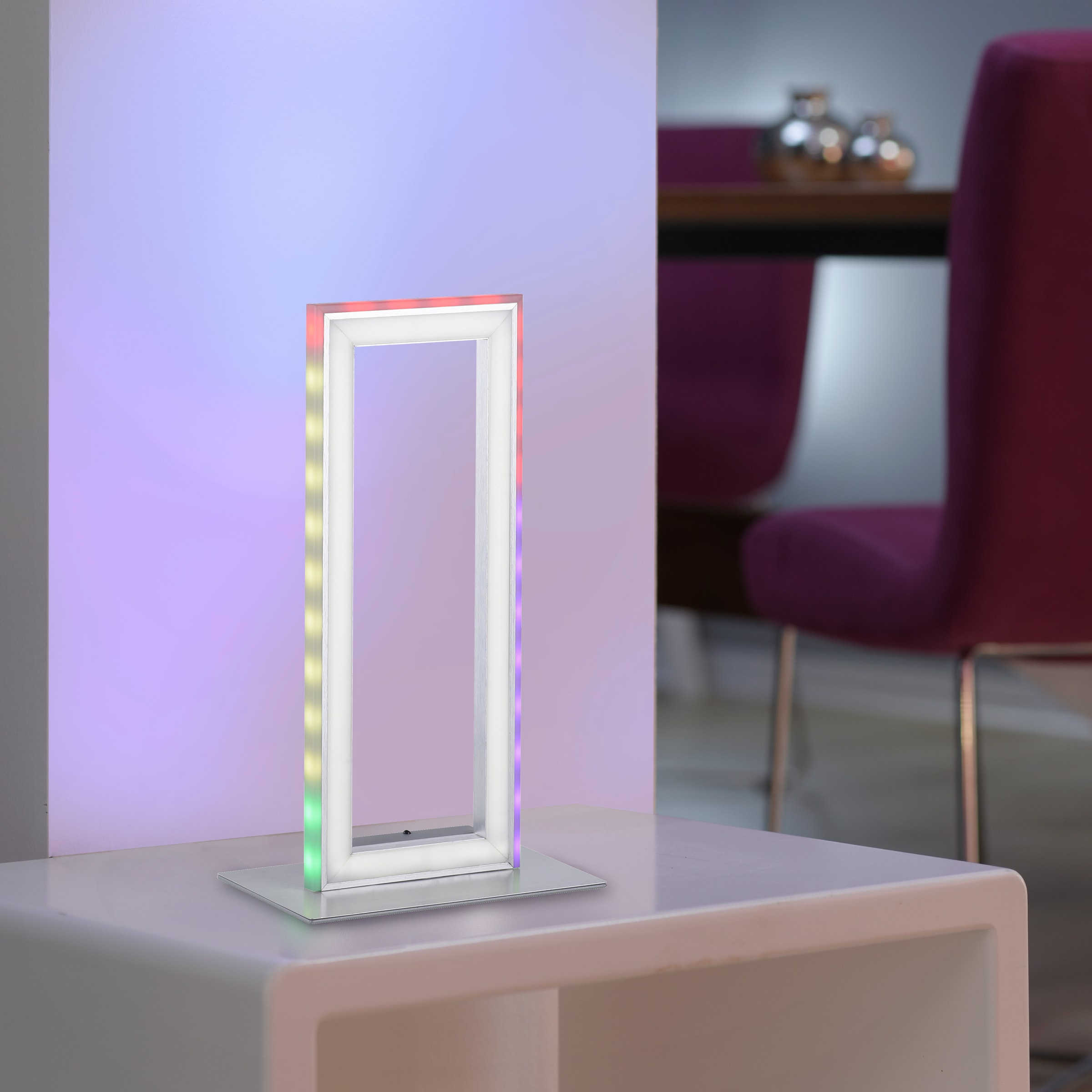 Leuchten Direkt Tischleuchte »FELIX60«, 2 flammig-flammig, LED, CCT - über  Fernbedienung, RGB-Rainbow, Infrarot inkl., Schalter online kaufen | mit 3  Jahren XXL Garantie