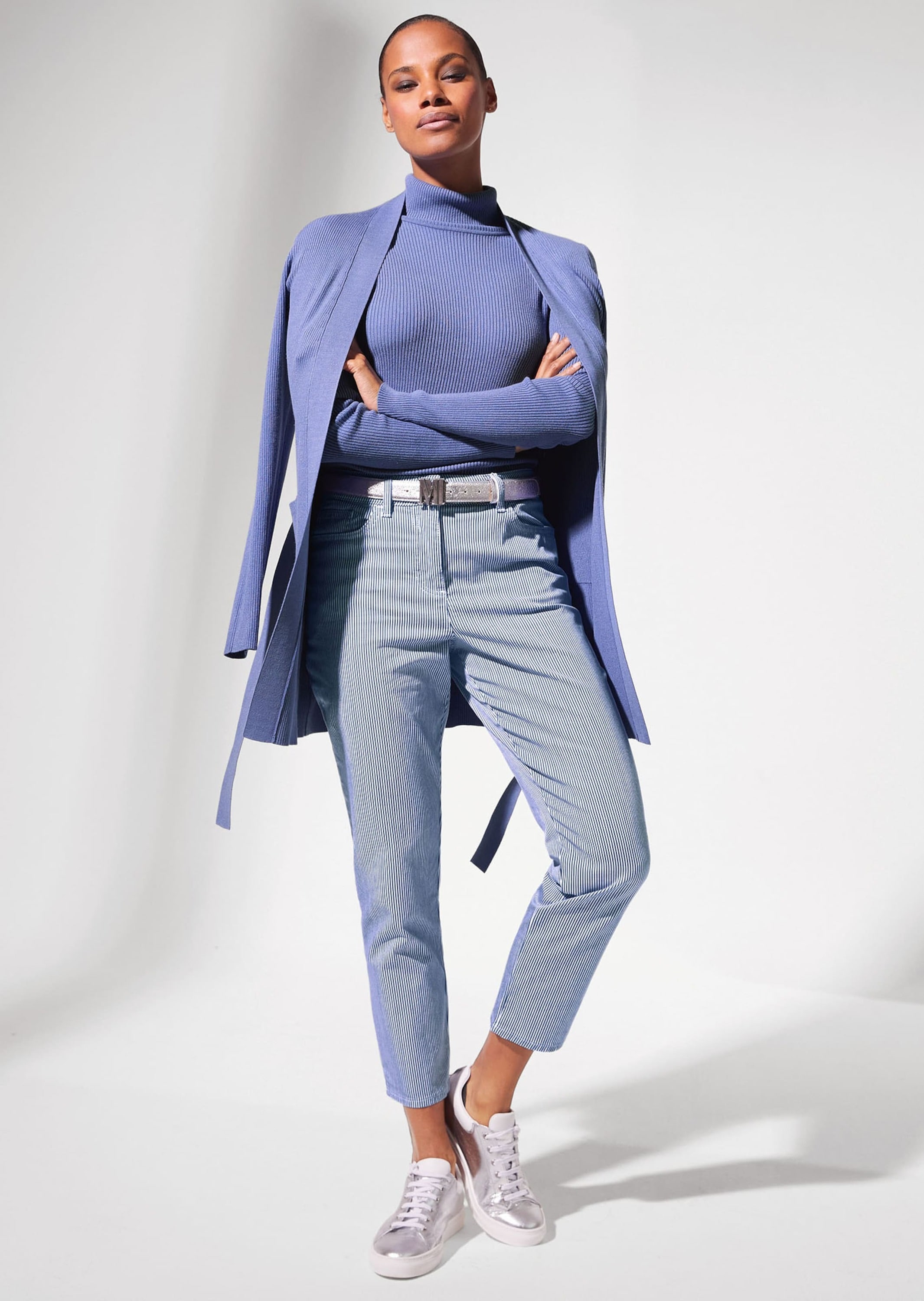 MADELEINE Strickjacke »Strickjacke Lange Strickjacke mit Bindeband«