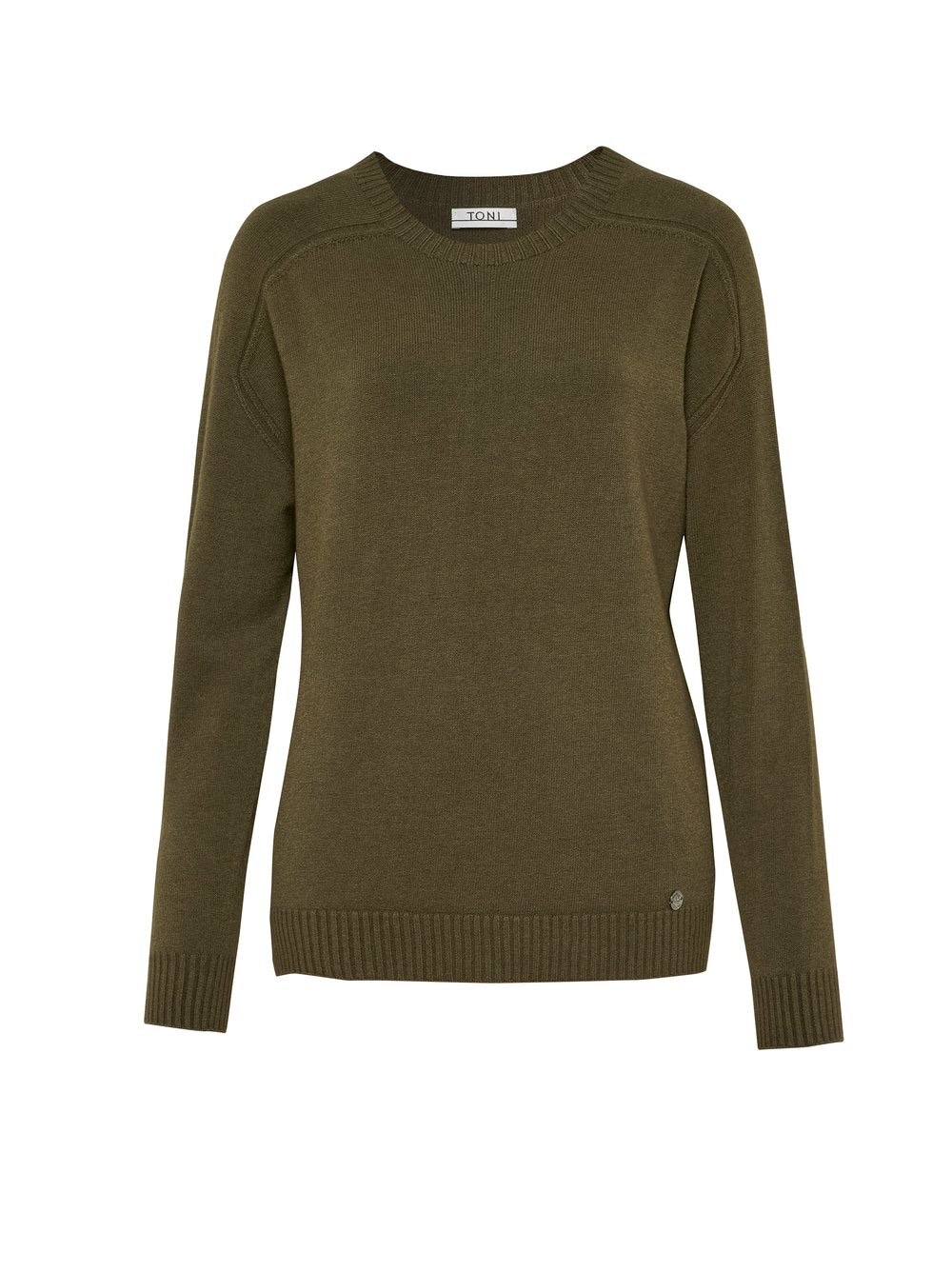 TONI Strickpullover »Ginette« mit seitlicher Knopfleiste
