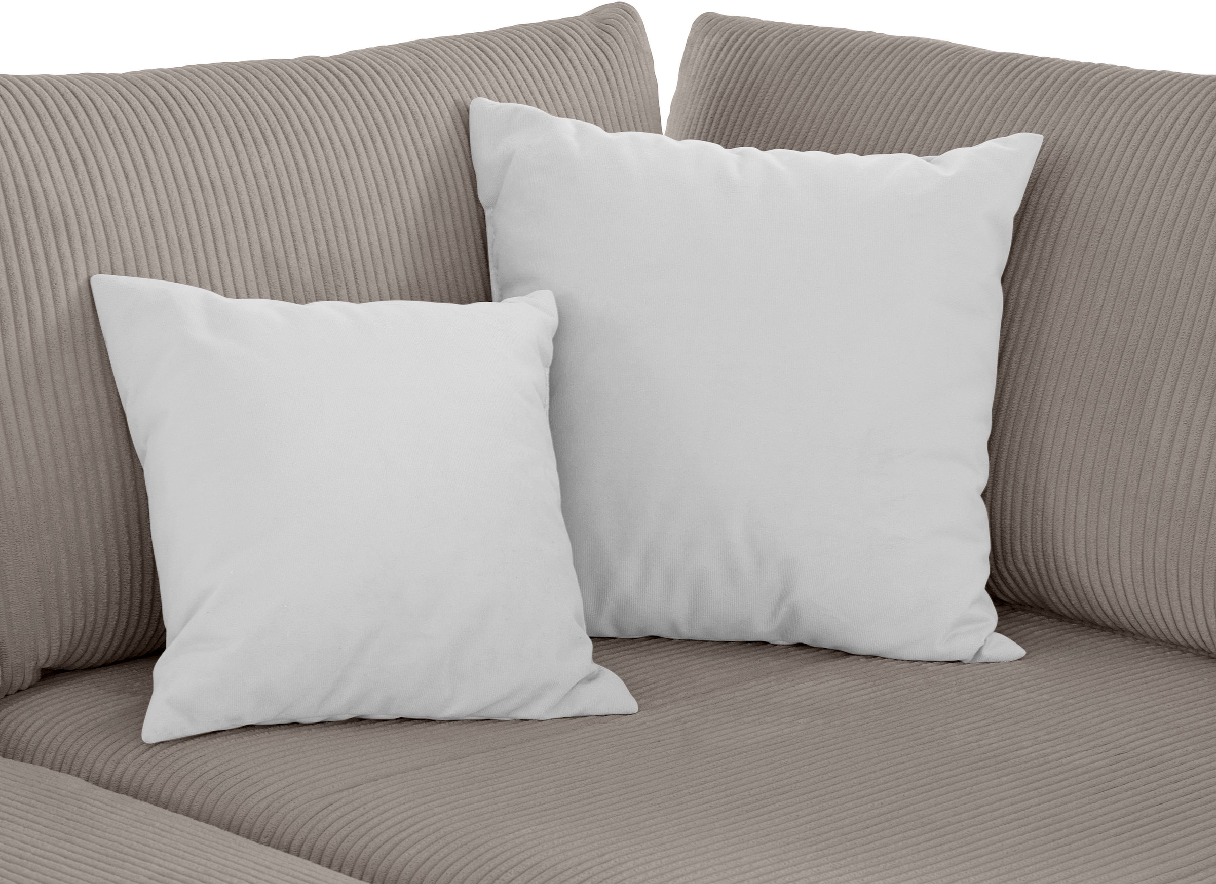 INOSIGN Ecksofa »Boxspringbett Night & Day L-Form mit Dauer-Schlaffunktion mit Armlehne«, mit Boxspring-Bettfunktion 180x200 cm und Bettkasten, Dauerschläfer!