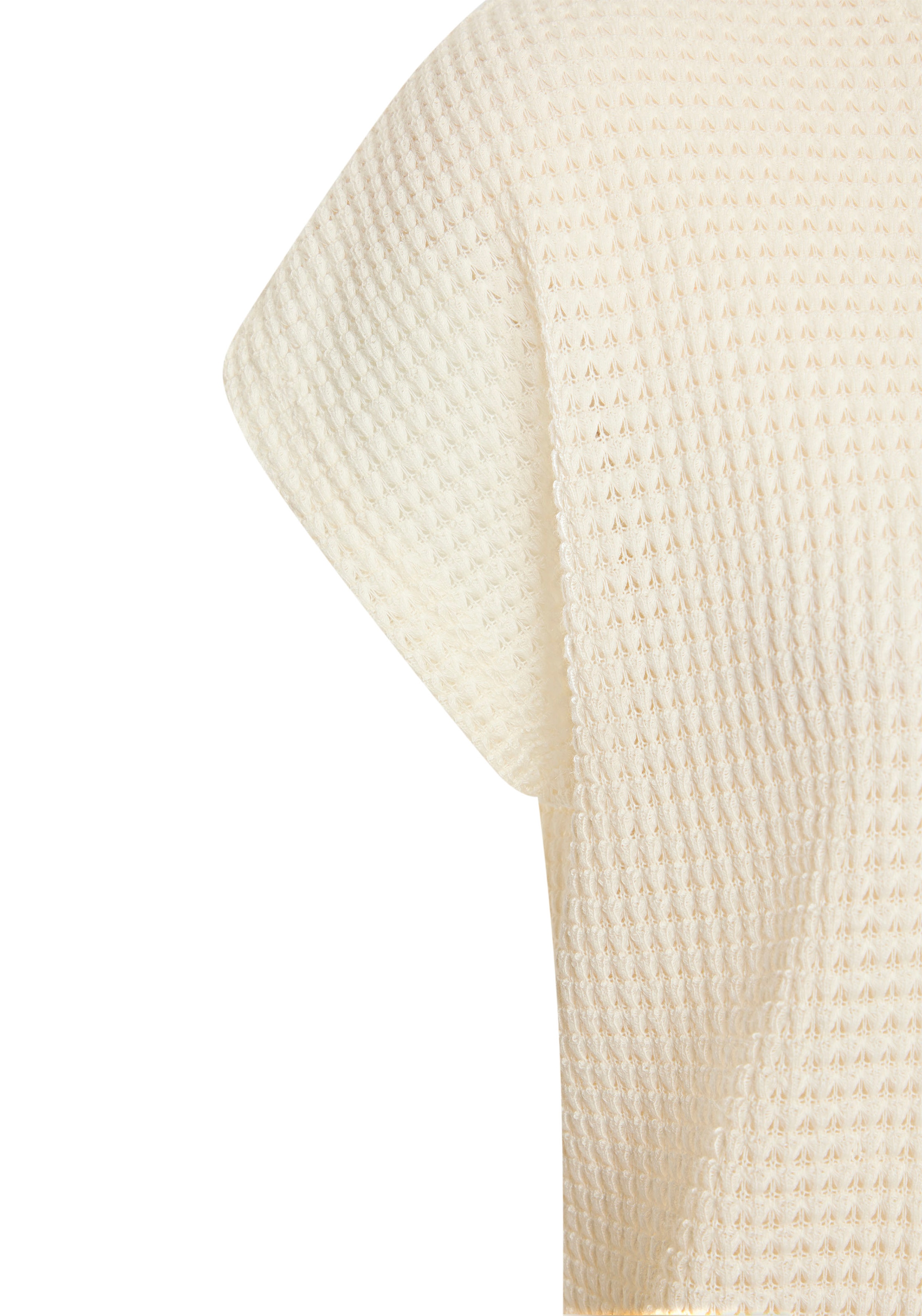 Vivance Kurzarmshirt »aus bügelfreiem Waffelstrick«